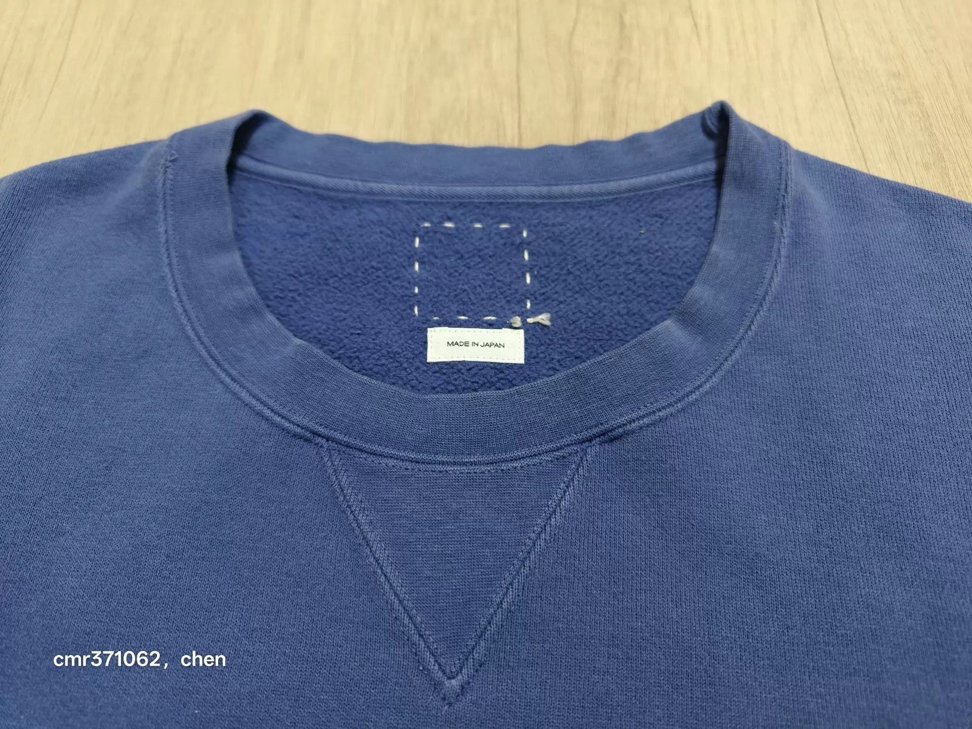Visvim Blue Sleeveless Sweatshirt Top Size US L / EU 52-54 / 3 - 2 Thumbnail