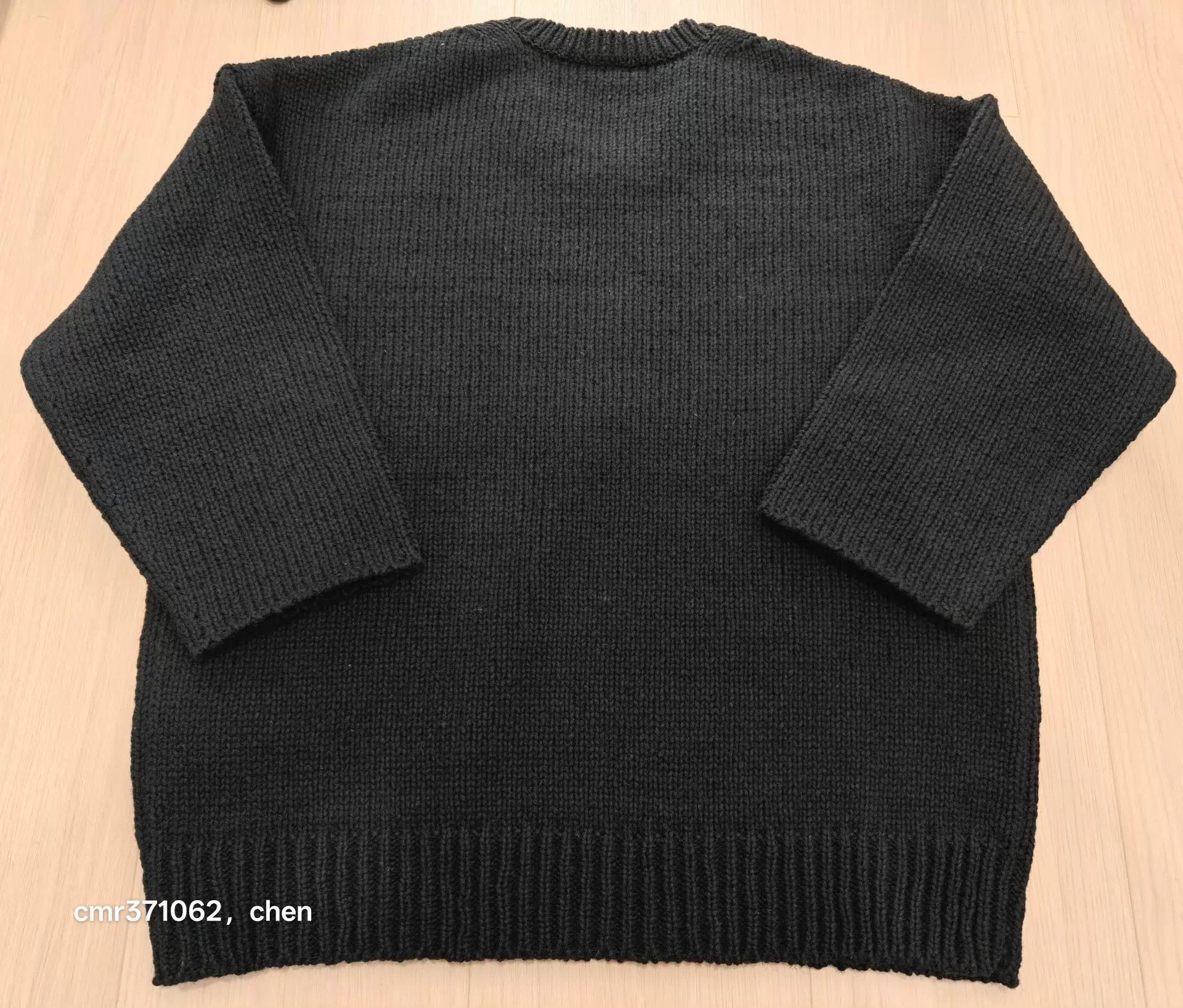 Visvim Black Ribbed Knit Sweater - Size M Size US M / EU 48-50 / 2 - 6 Thumbnail