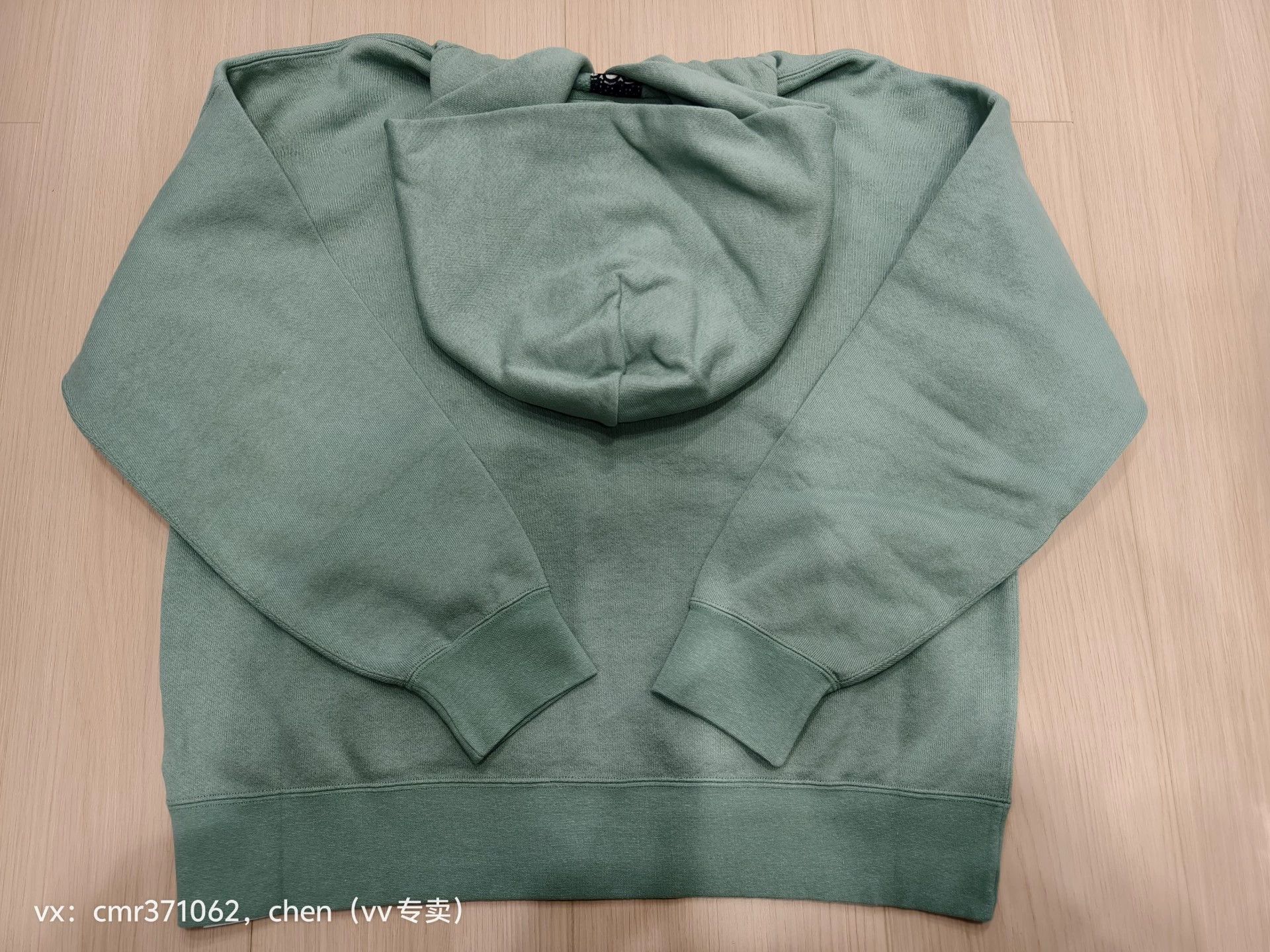 Visvim Green Zip-Up Hoodie with Front Pocket, Size M Size US M / EU 48-50 / 2 - 6 Thumbnail