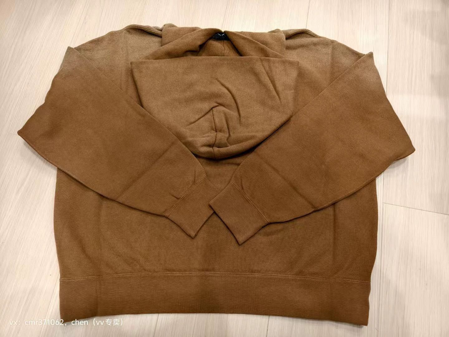 Visvim Brown Hoodie with Kangaroo Pocket, Size L Size US L / EU 52-54 / 3 - 4 Thumbnail
