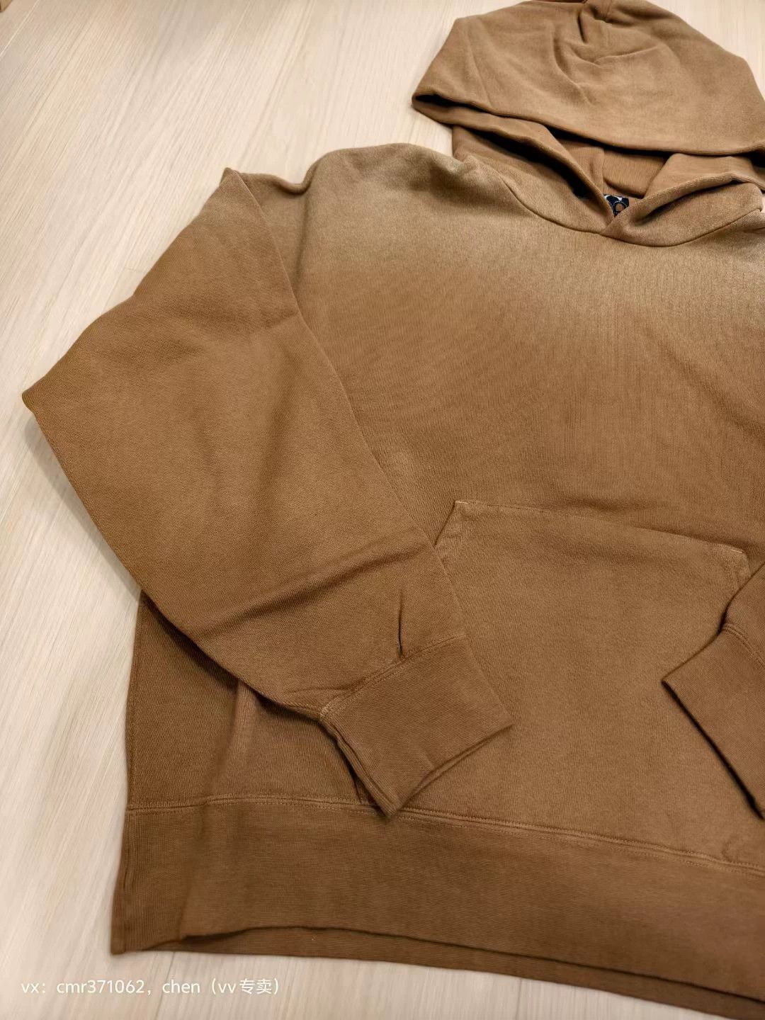 Visvim Brown Hoodie with Kangaroo Pocket, Size L Size US L / EU 52-54 / 3 - 2 Thumbnail