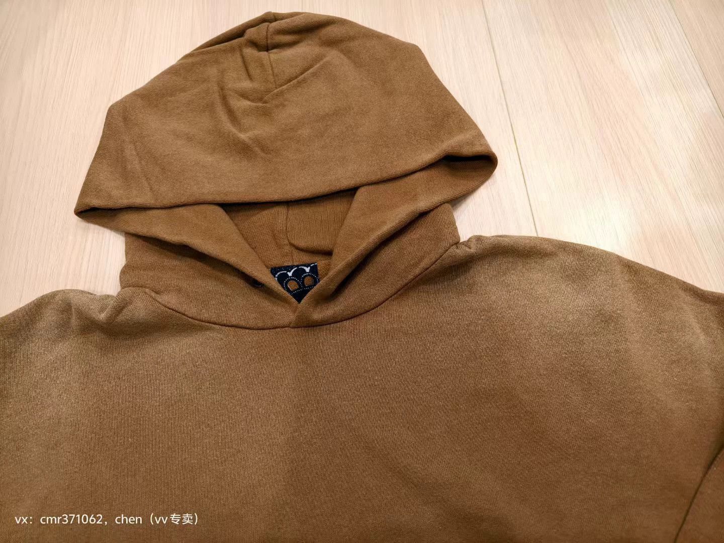 Visvim Brown Hoodie with Kangaroo Pocket, Size L Size US L / EU 52-54 / 3 - 3 Thumbnail