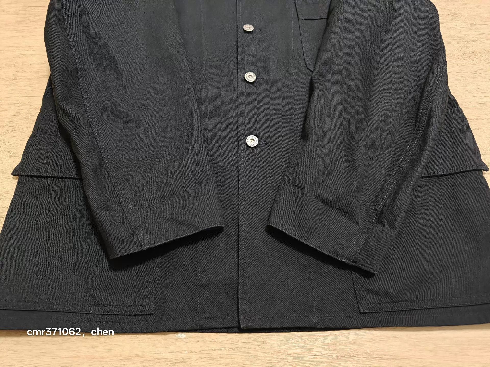 Visvim Blue Button-Up Shirt with Bandana Cuffs - Size M Size US M / EU 48-50 / 2 - 4 Thumbnail