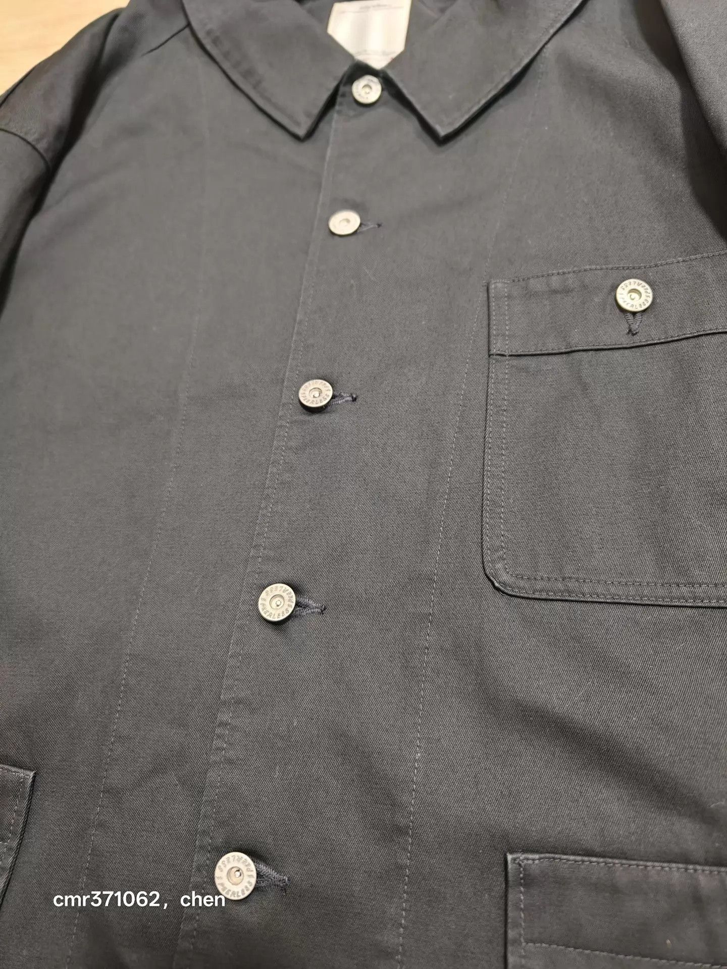 Visvim Blue Button-Up Shirt with Bandana Cuffs - Size M Size US M / EU 48-50 / 2 - 5 Thumbnail