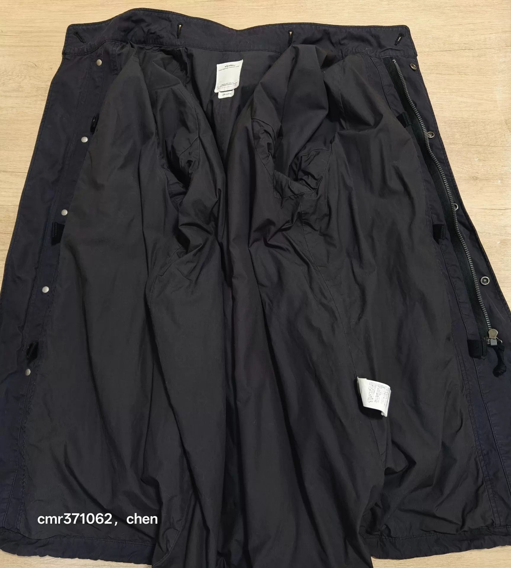 Visvim Black Lightweight Jacket with Decorative Sleeves Size US M / EU 48-50 / 2 - 5 Thumbnail