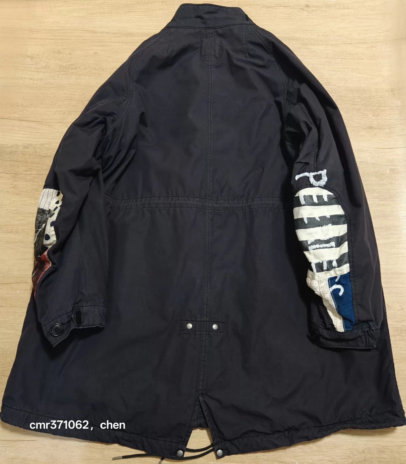 Visvim Black Lightweight Jacket with Decorative Sleeves Size US M / EU 48-50 / 2 - 4 Thumbnail
