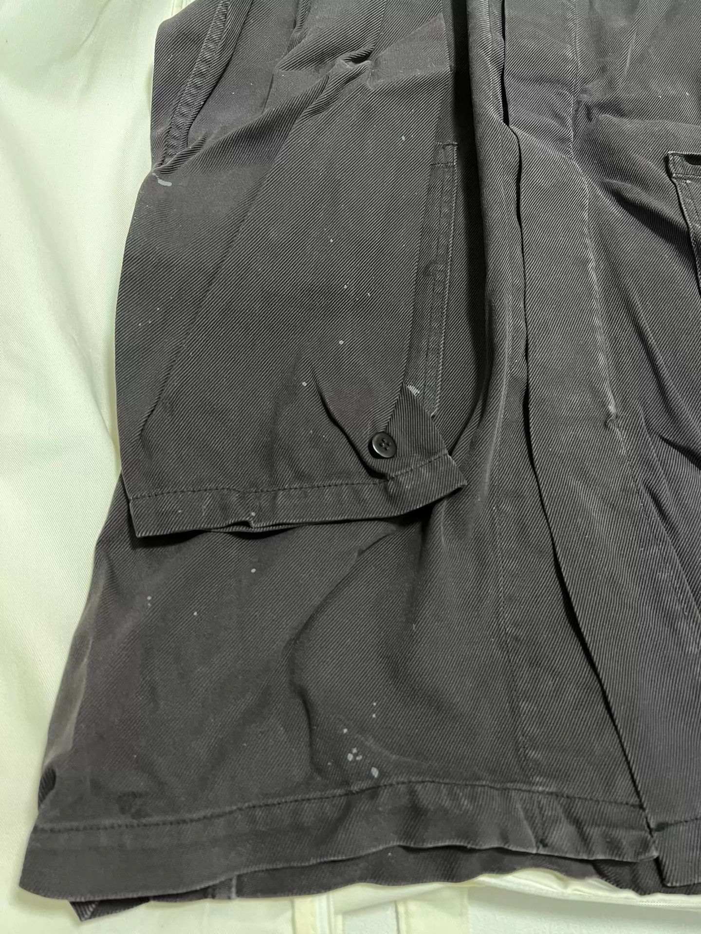 Visvim Black Long Coat with 'PEERESS' Embroidered Detail Size US M / EU 48-50 / 2 - 7 Thumbnail
