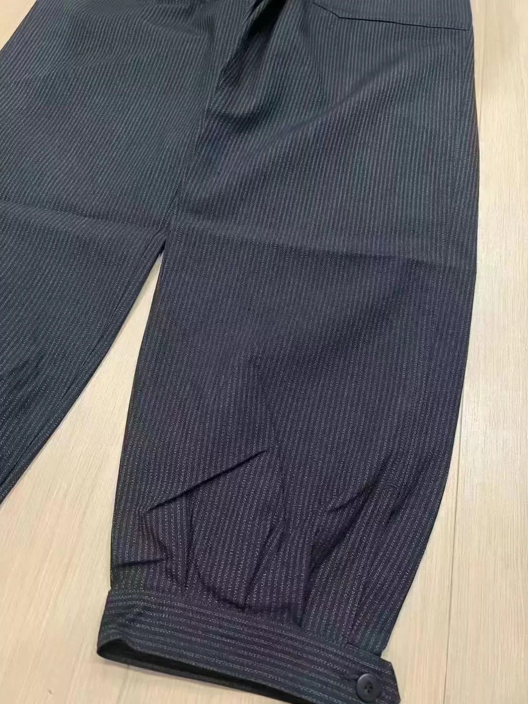 Visvim Blue Striped Casual Pants Size 34 Size US 34 / EU 50 - 4 Thumbnail