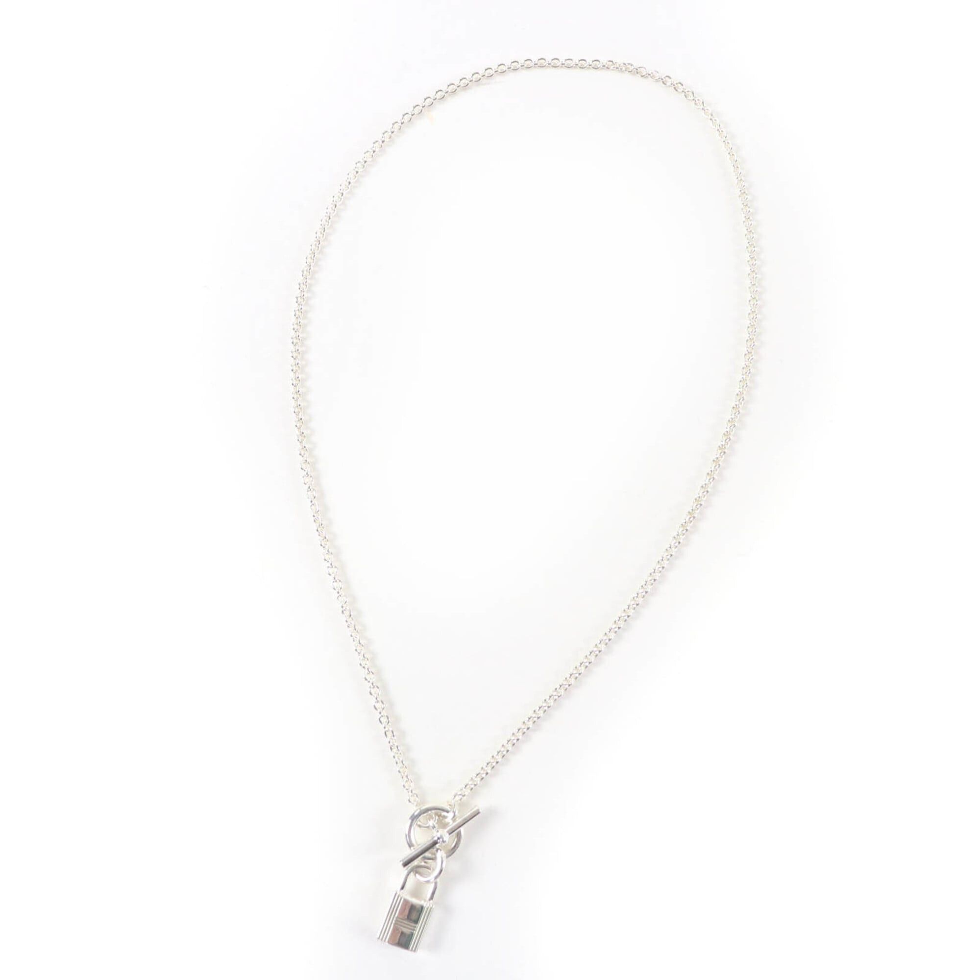 Hermes HERMES (Hermes) 2021 model AG925 Amulet Cadena Necklace Pendant Silver Made in France Weight 11.4g Women's Size ONE SIZE - 2 Thumbnail