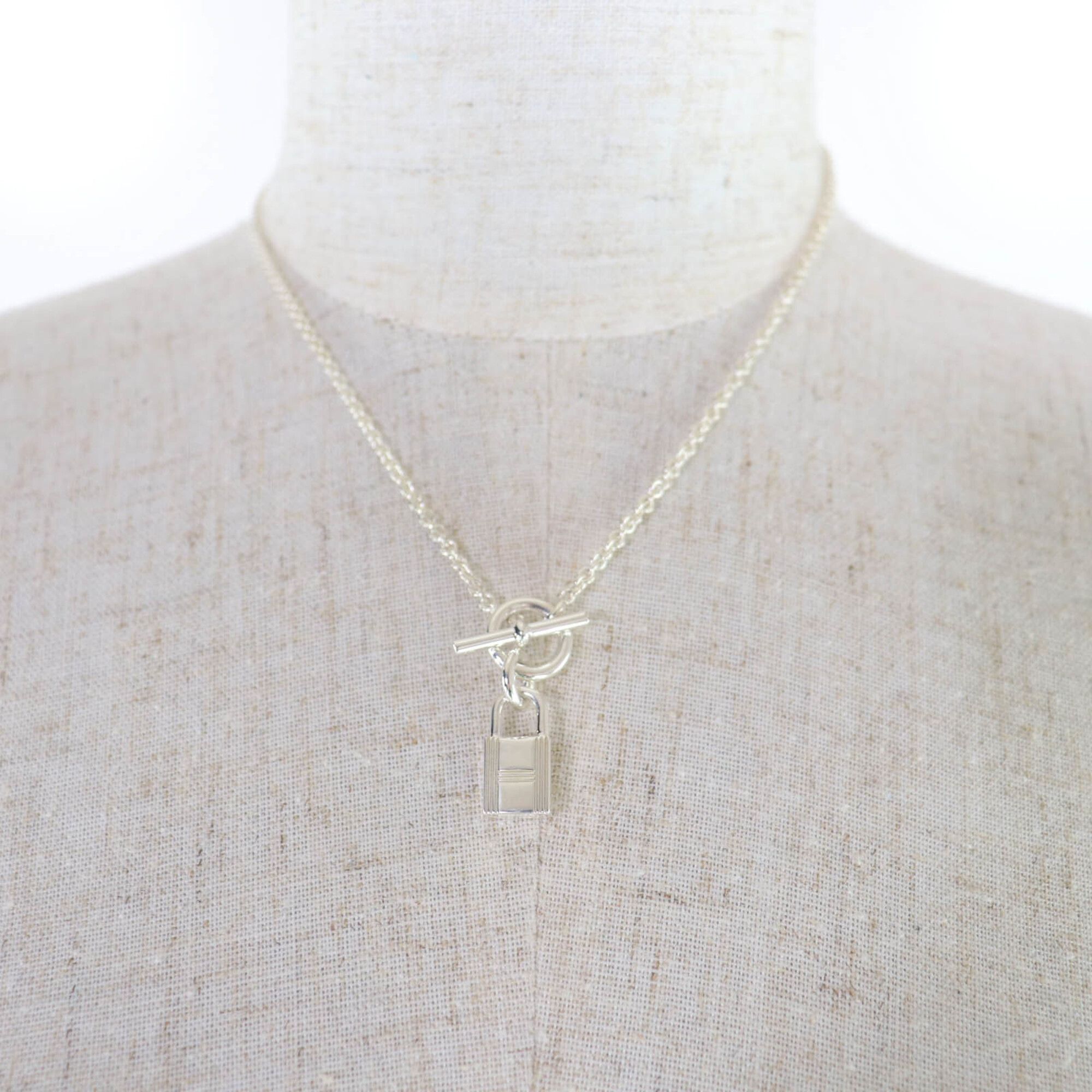 Hermes HERMES (Hermes) 2021 model AG925 Amulet Cadena Necklace Pendant Silver Made in France Weight 11.4g Women's Size ONE SIZE - 3 Thumbnail