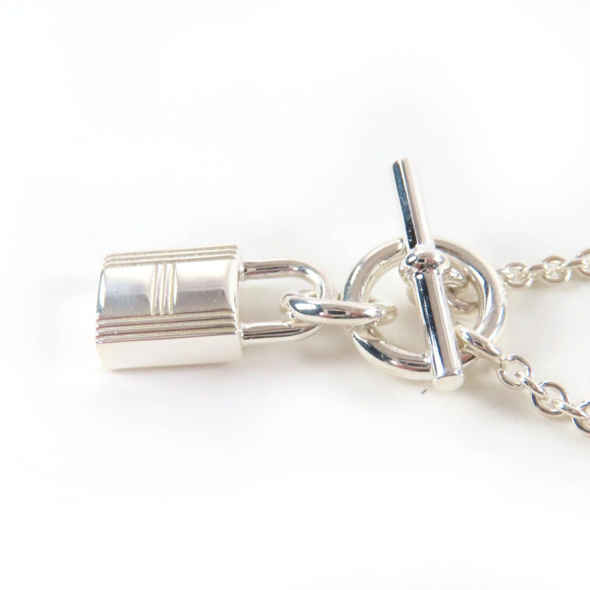 Hermes HERMES (Hermes) 2021 model AG925 Amulet Cadena Necklace Pendant Silver Made in France Weight 11.4g Women's Size ONE SIZE - 4 Thumbnail