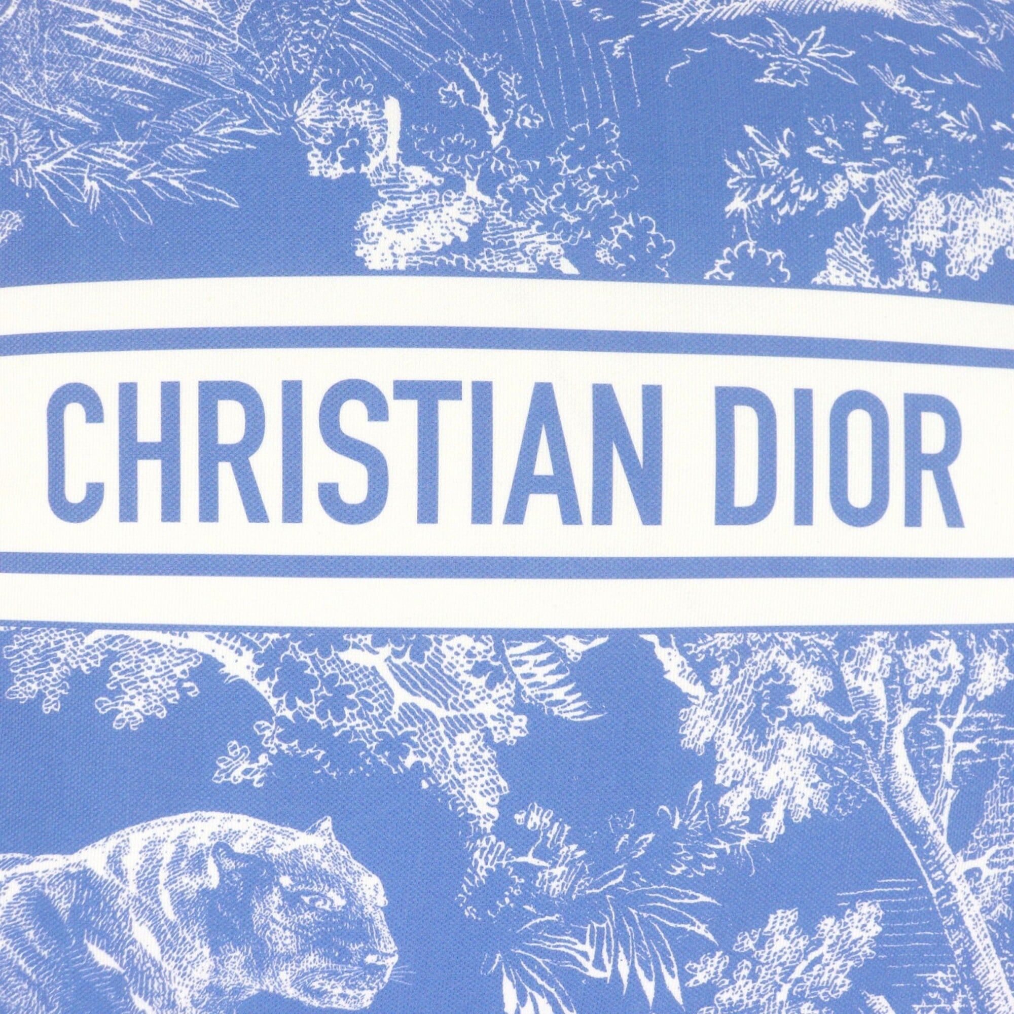 Dior Christian Dior HYP02RCO0U Dioliviera Linen Blend Cushion, Blue, Made in France, Women's Size ONE SIZE - 5 Thumbnail