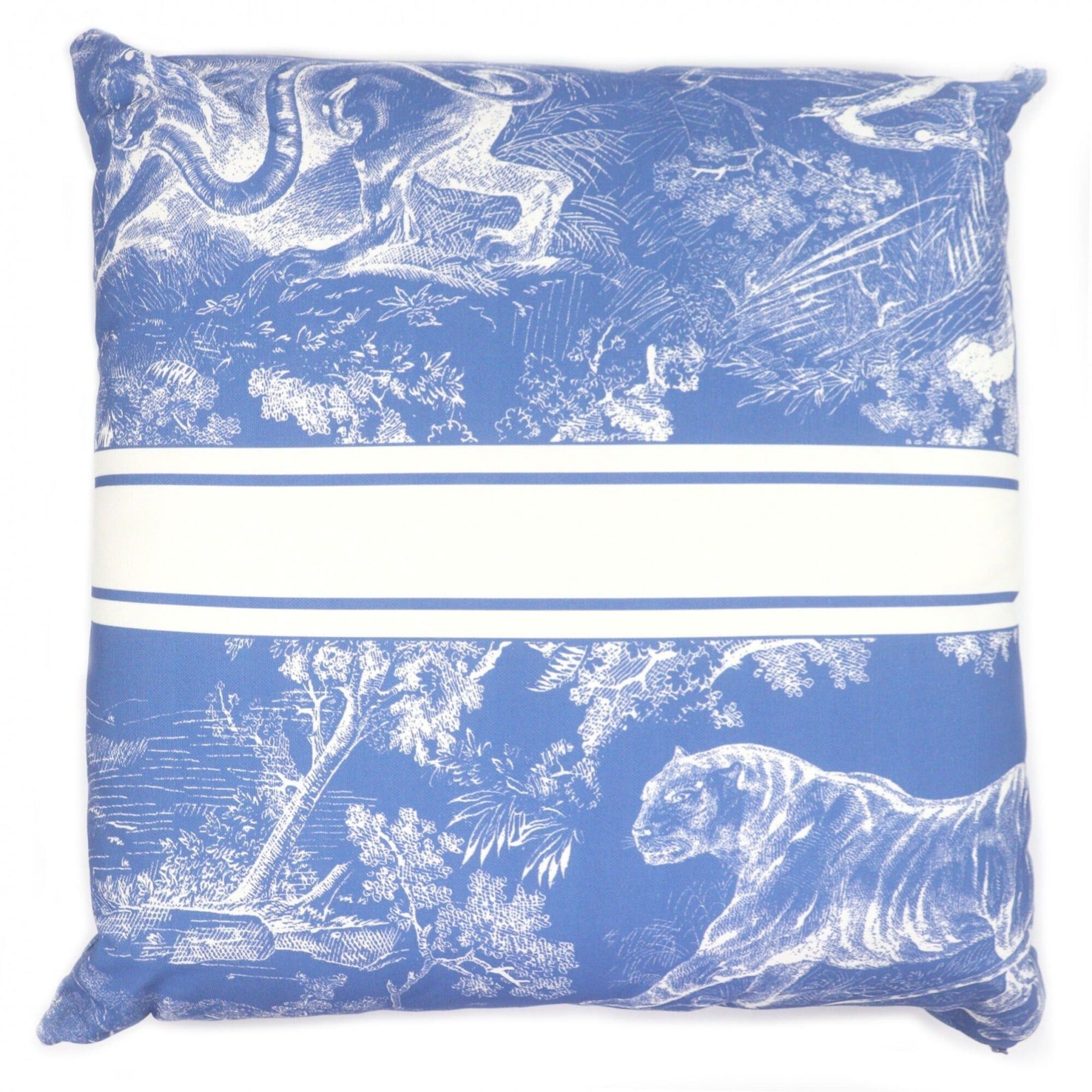 Dior Christian Dior HYP02RCO0U Dioliviera Linen Blend Cushion, Blue, Made in France, Women's Size ONE SIZE - 2 Thumbnail