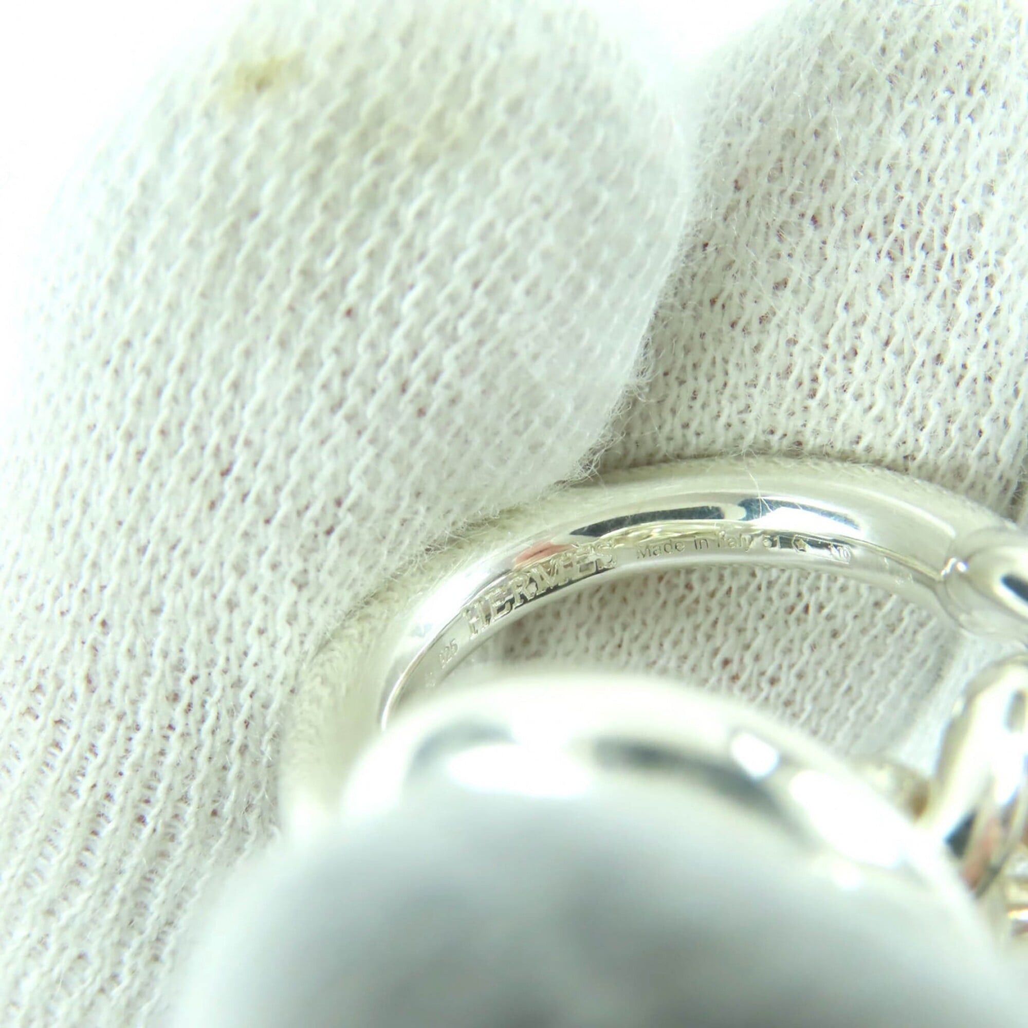 Hermes HERMES Croisette Ring, AG925, 2023 model, Silver, Size 51 (equivalent to Japanese size), with box, Made in Italy, Weight: 16.5g, Women's. Size ONE SIZE - 8 Thumbnail