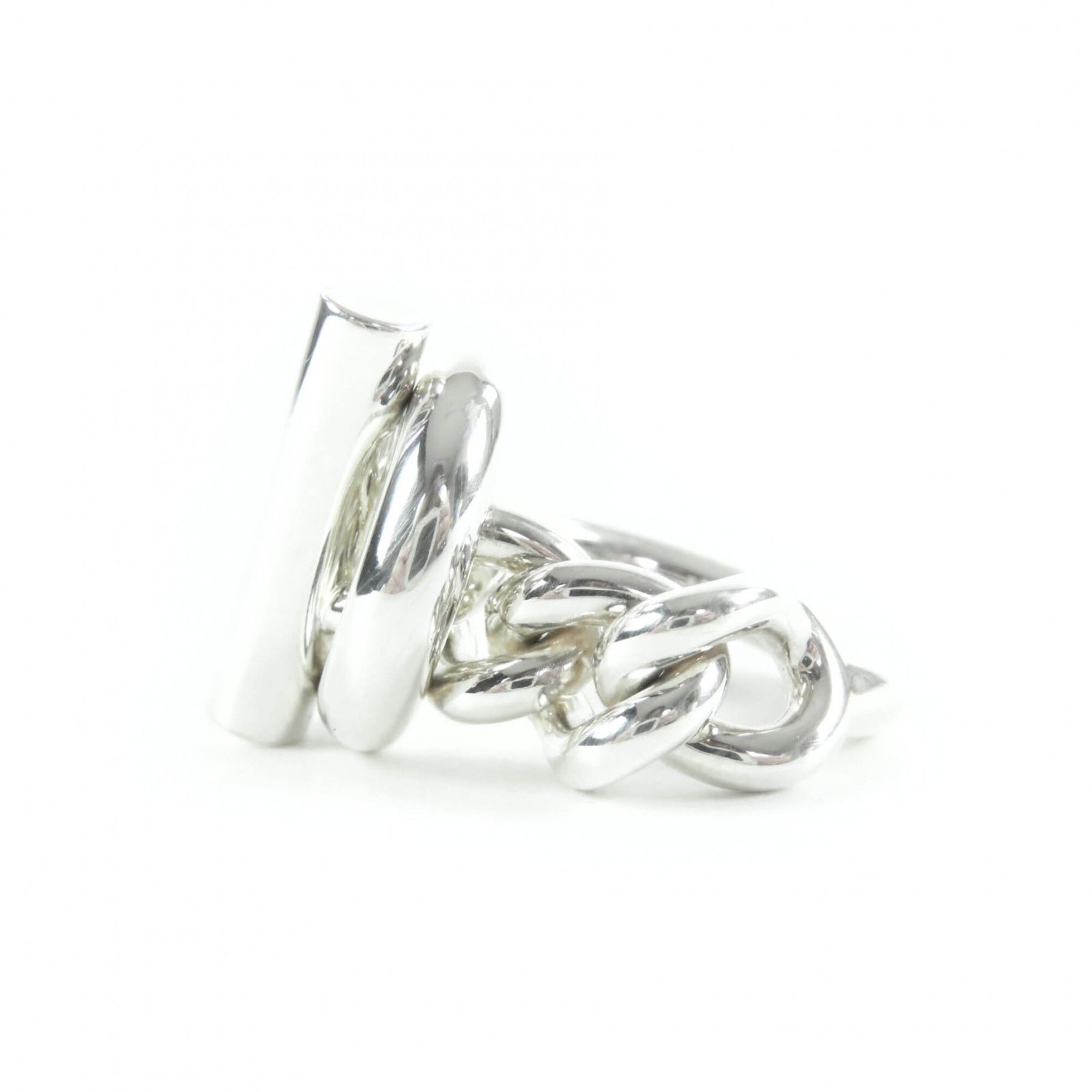 Hermes HERMES Croisette Ring, AG925, 2023 model, Silver, Size 51 (equivalent to Japanese size), with box, Made in Italy, Weight: 16.5g, Women's. Size ONE SIZE - 3 Thumbnail