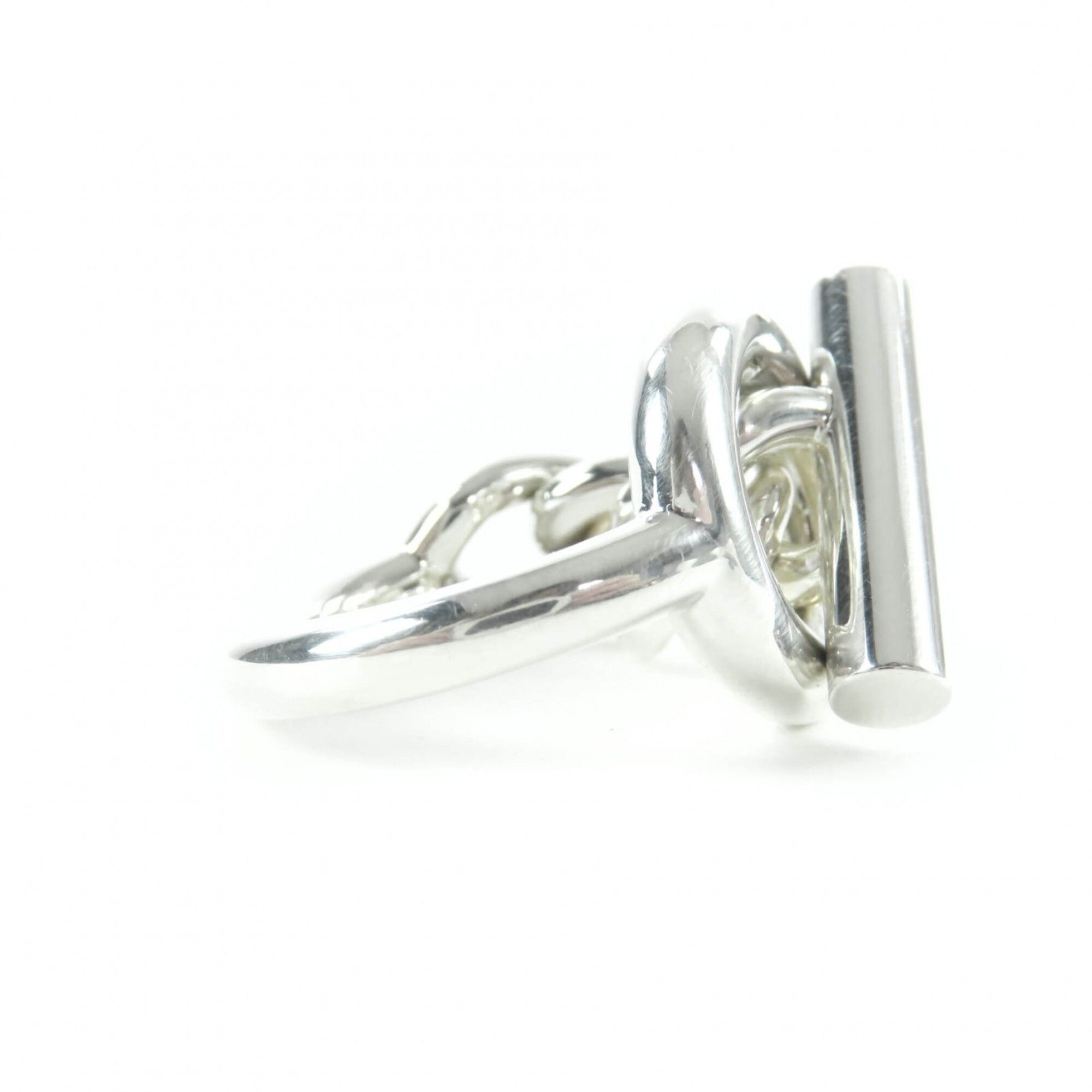 Hermes HERMES Croisette Ring, AG925, 2023 model, Silver, Size 51 (equivalent to Japanese size), with box, Made in Italy, Weight: 16.5g, Women's. Size ONE SIZE - 5 Thumbnail