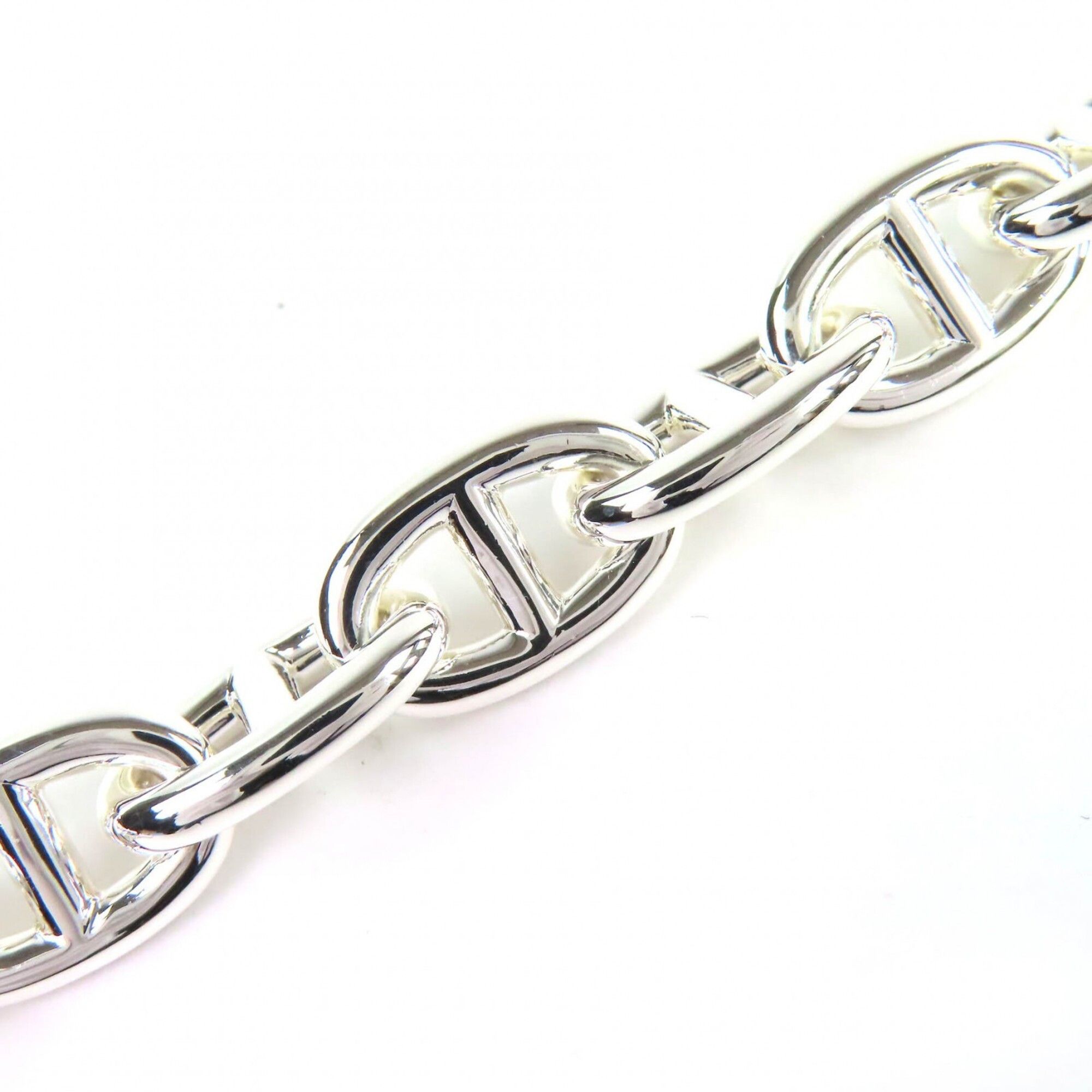 Hermes HERMES Chaine d'Ancre MM 925 14-link chain bracelet, 2024 model, silver, weight 50.52g, women's. Size ONE SIZE - 4 Thumbnail