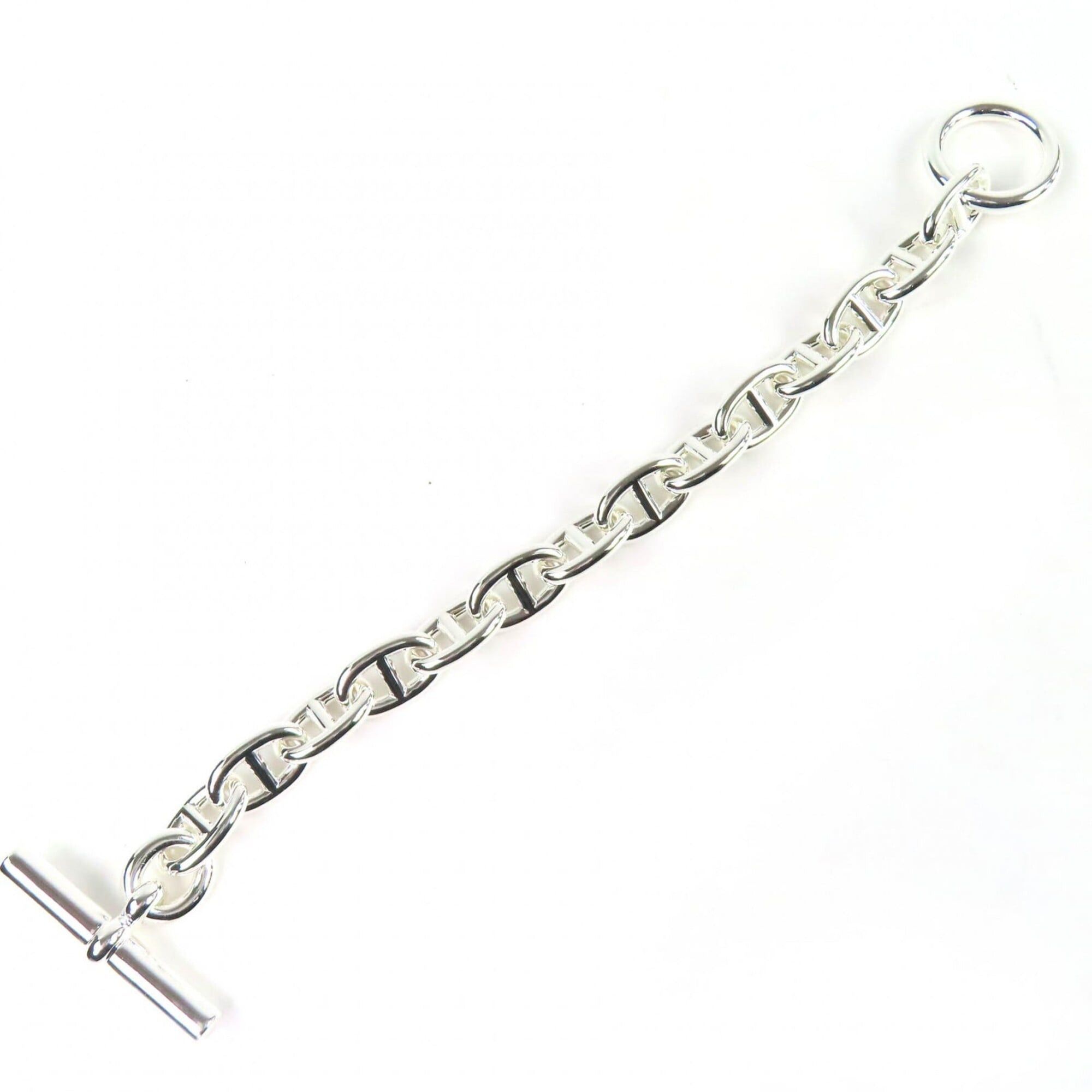 Hermes HERMES Chaine d'Ancre MM 925 14-link chain bracelet, 2024 model, silver, weight 50.52g, women's. Size ONE SIZE - 3 Thumbnail