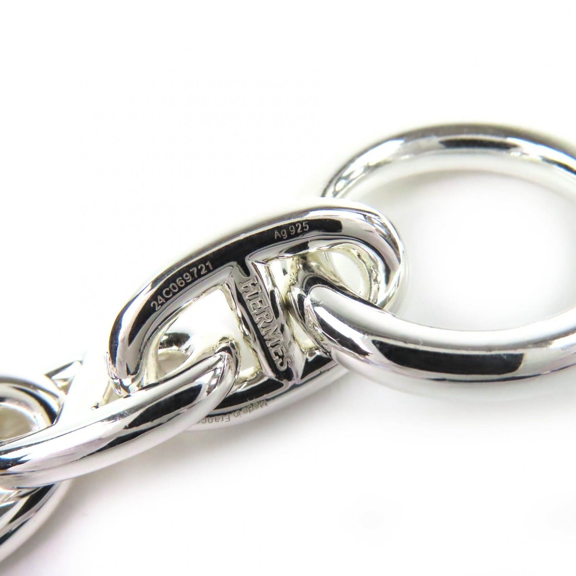 Hermes HERMES Chaine d'Ancre MM 925 14-link chain bracelet, 2024 model, silver, weight 50.52g, women's. Size ONE SIZE - 6 Thumbnail