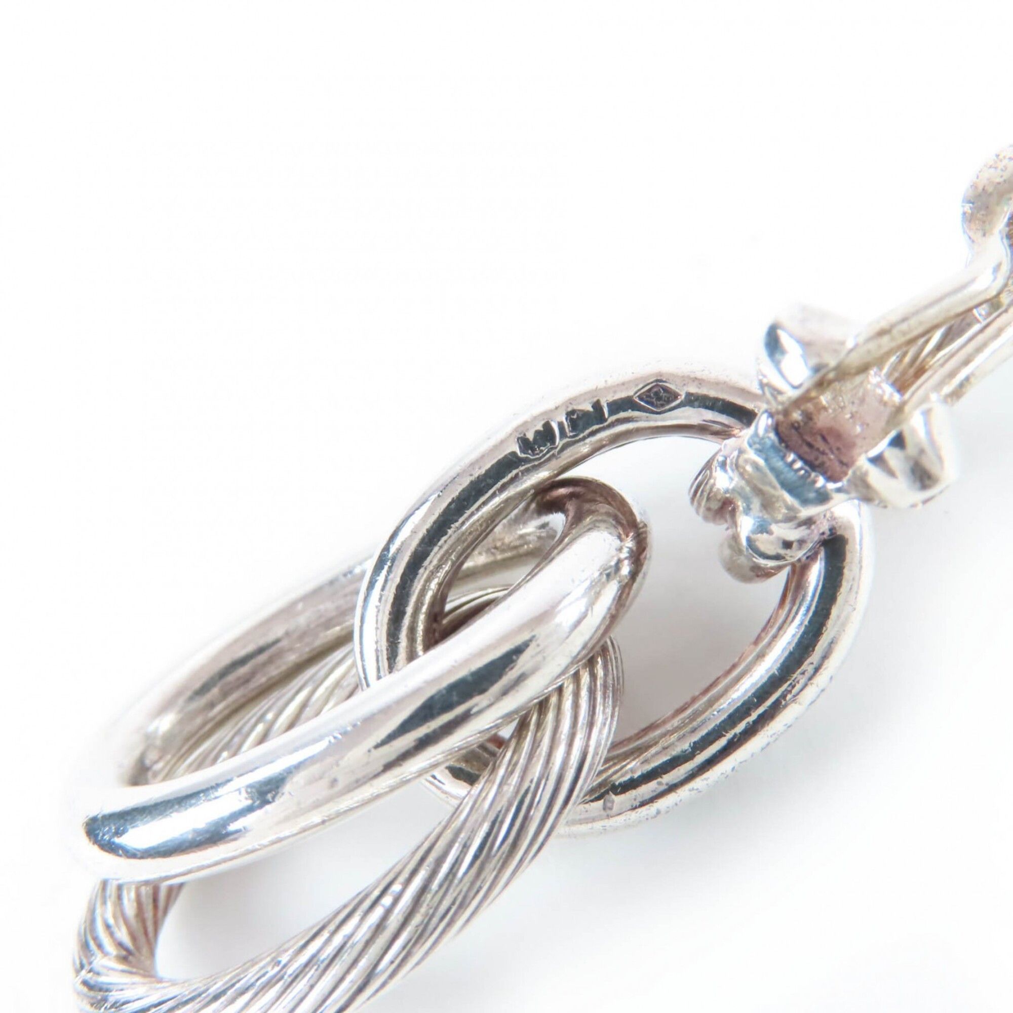 Hermes HERMES Vintage Destrières Earrings, 925 Sterling Silver, Weight 25.9g, Women's. Size ONE SIZE - 6 Thumbnail