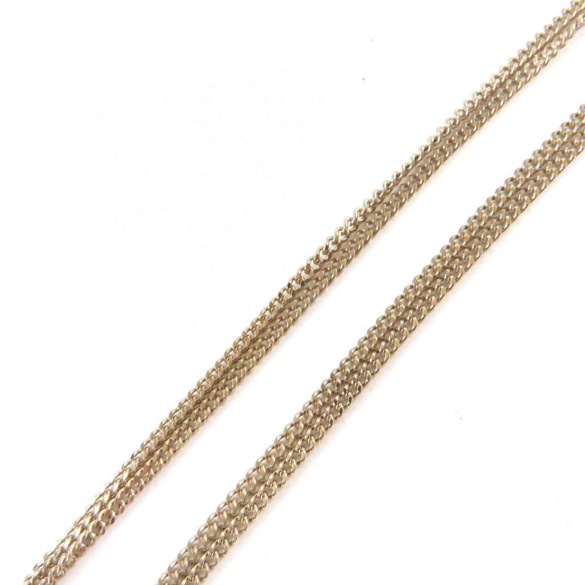 Chanel CHANEL A22K Coco Mark Cube Necklace Pendant, Gold, Made in Italy, Weight: 15g, Women's Size ONE SIZE - 5 Thumbnail
