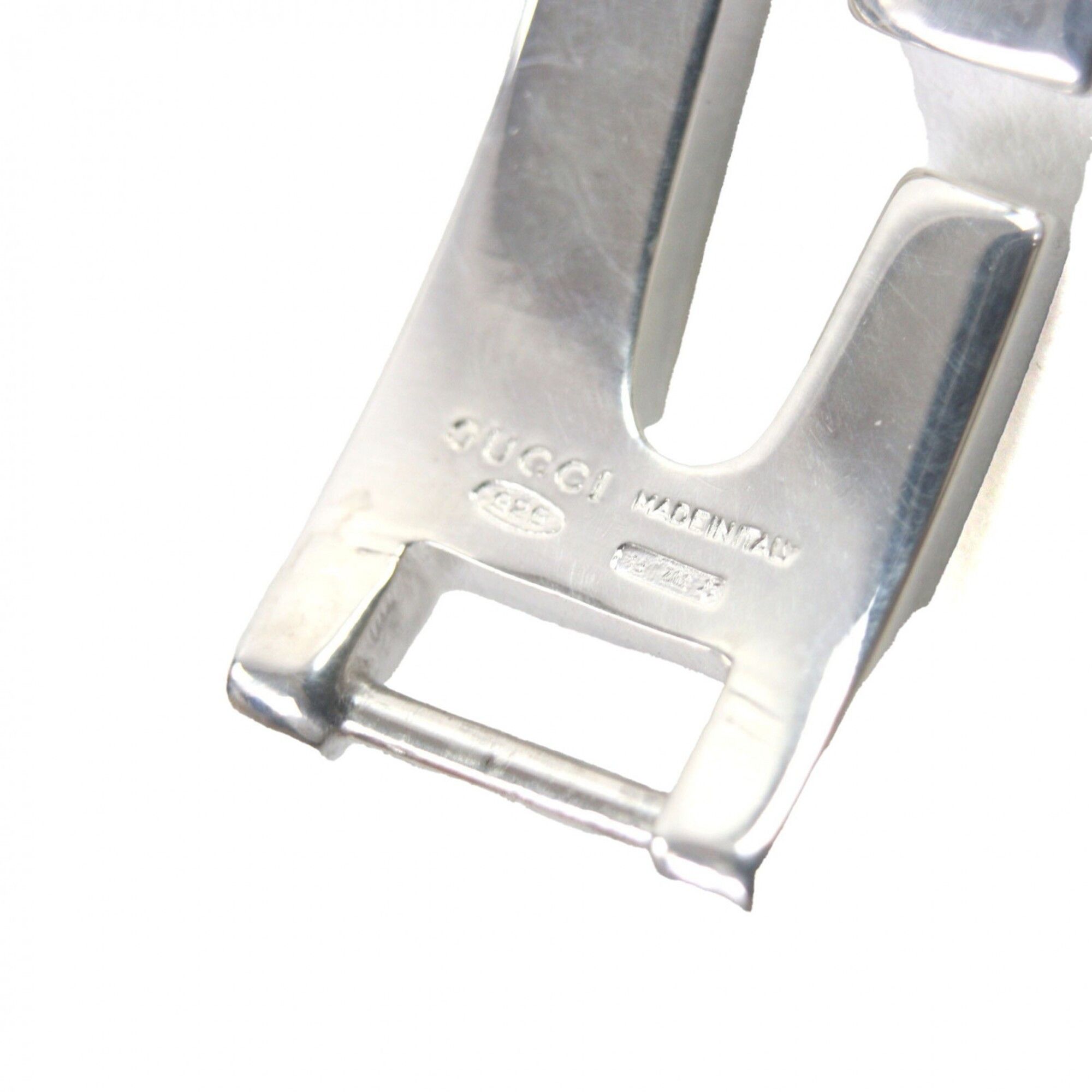 Gucci GUCCI Vintage 925 Sterling Silver Bracelet, Tom Ford Era, 1990s-2000s, Small G Logo, 18cm, Made in Italy, Weight: 60.27g, Men's Size ONE SIZE - 5 Thumbnail
