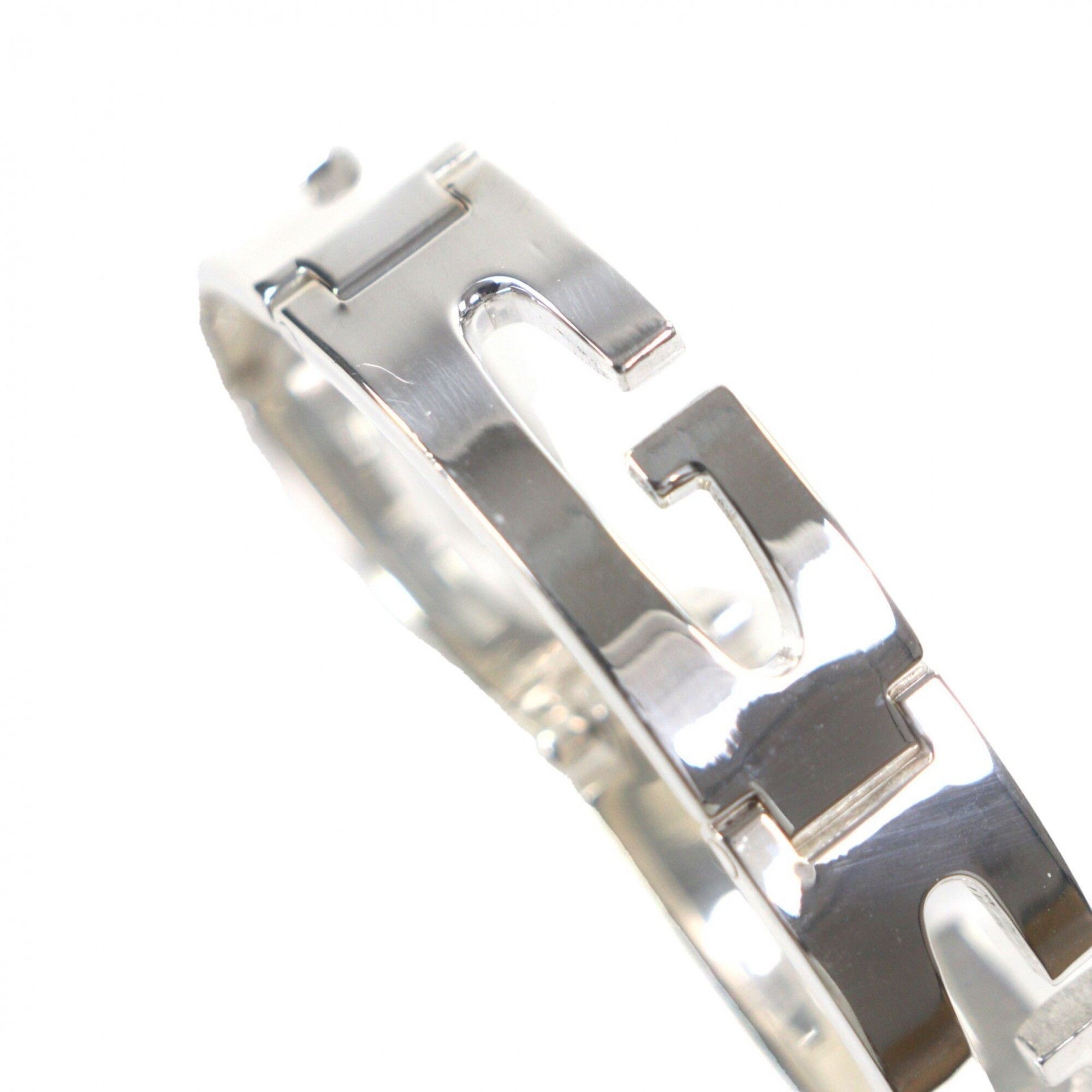 Gucci GUCCI Vintage 925 Sterling Silver Bracelet, Tom Ford Era, 1990s-2000s, Small G Logo, 18cm, Made in Italy, Weight: 60.27g, Men's Size ONE SIZE - 2 Thumbnail