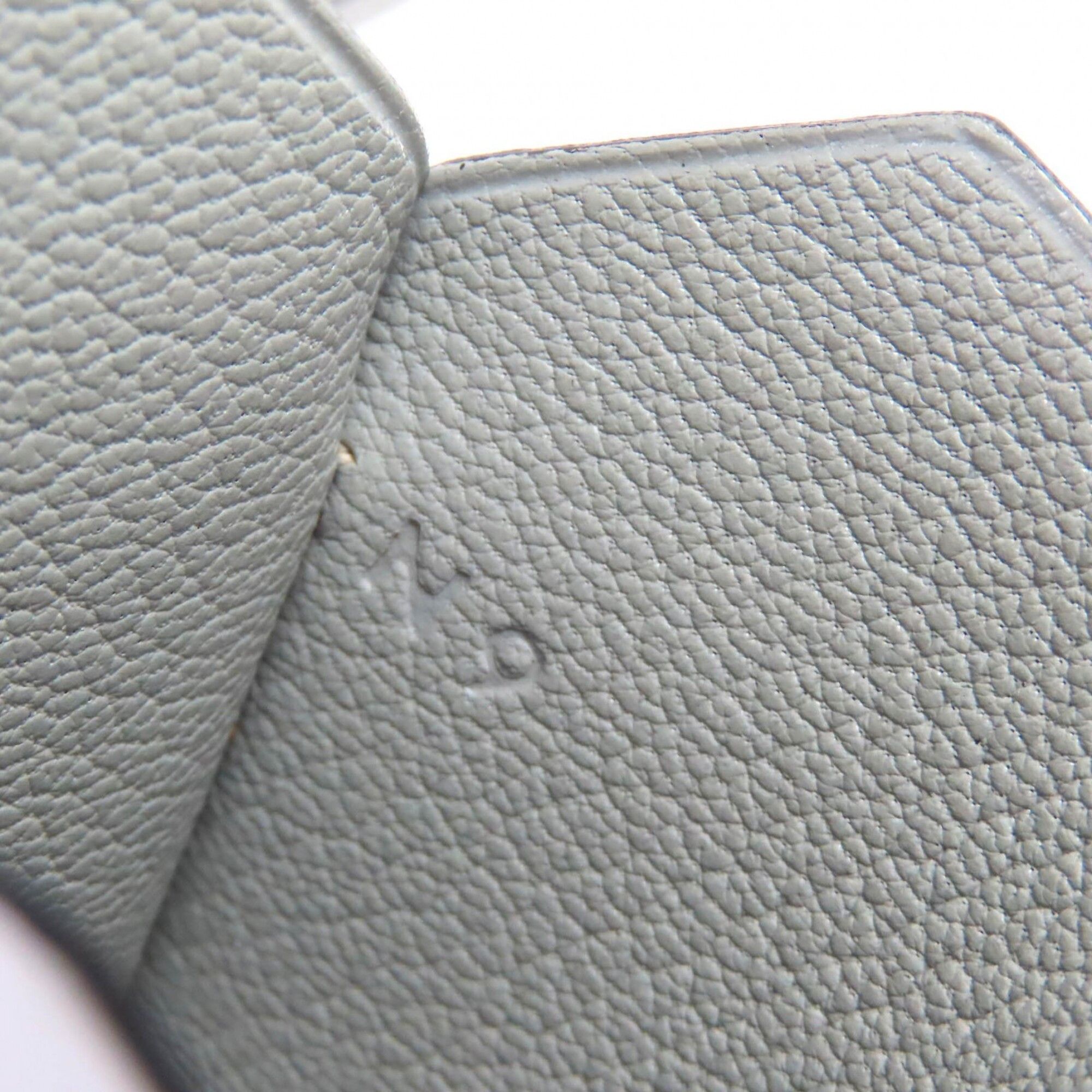 Hermes HERMES Vintage Margiela Era Clochette Leather Necklace Pendant Gray □C With Box Made in France Women's Size ONE SIZE - 9 Thumbnail