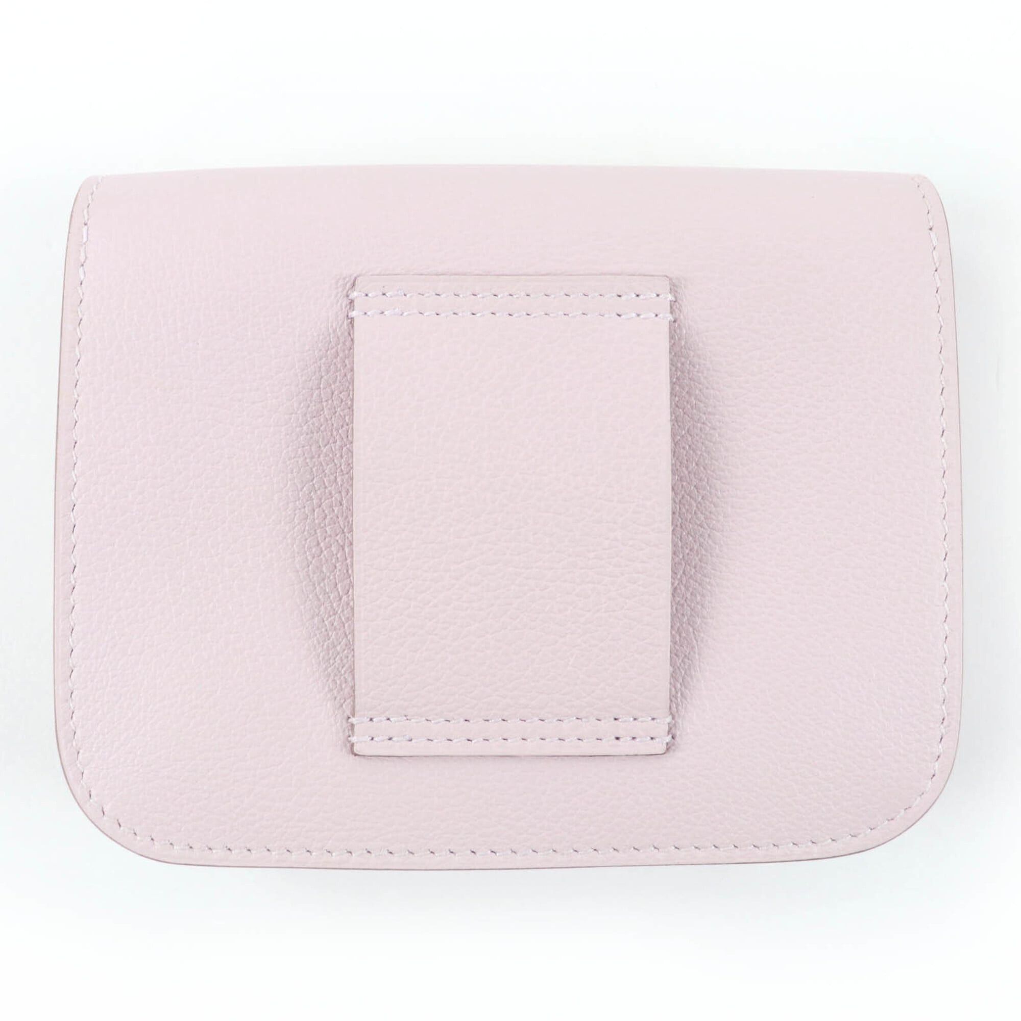 Hermes HERMES Constance Slim Evercolor Mauve Pale Silver Hardware Bi-fold Wallet B Stamp Comes with Box and Dust Bag Made in France Women's Size ONE SIZE - 3 Thumbnail