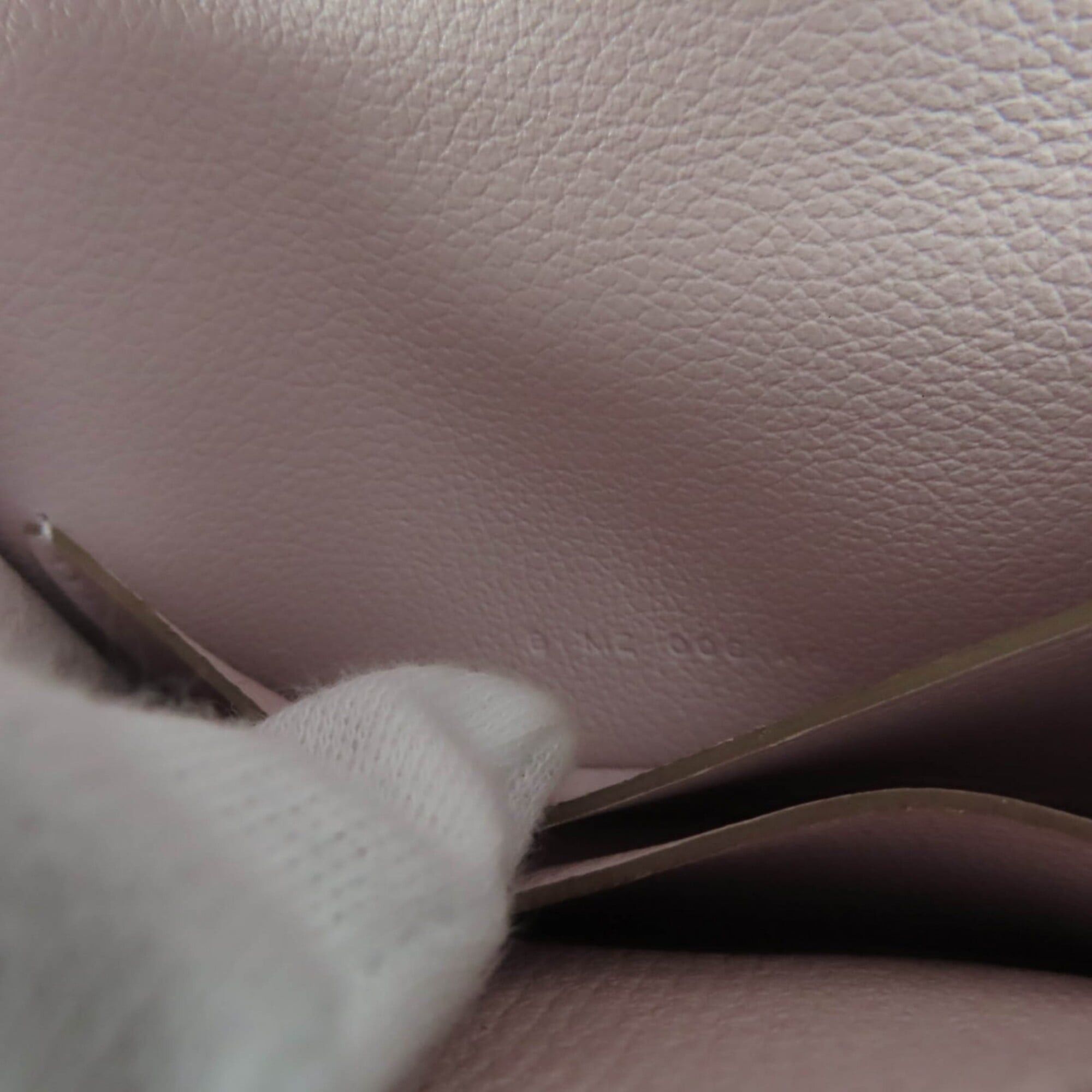 Hermes HERMES Constance Slim Evercolor Mauve Pale Silver Hardware Bi-fold Wallet B Stamp Comes with Box and Dust Bag Made in France Women's Size ONE SIZE - 12 Thumbnail
