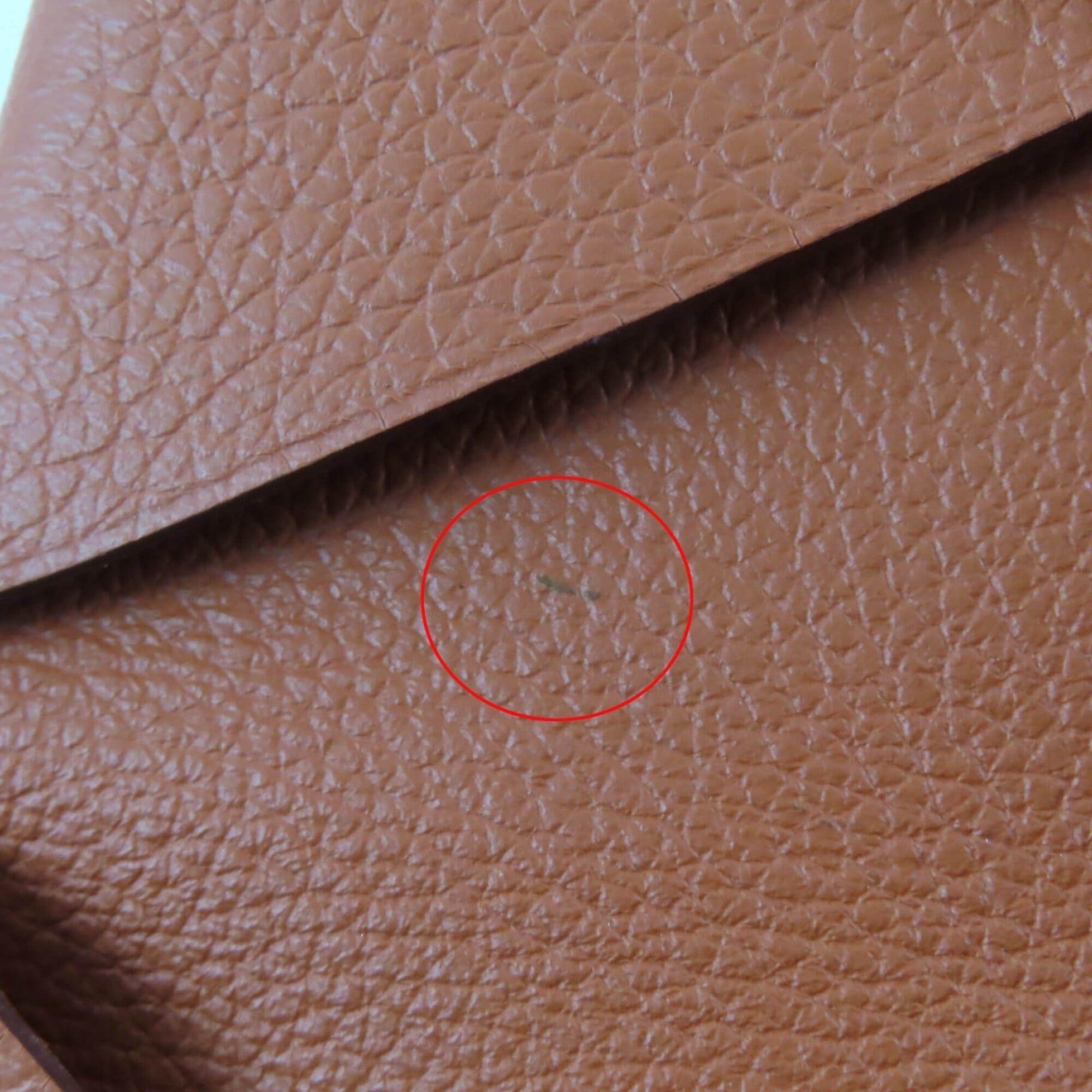 Hermes HERMES Calvi Veau Epsom Silver Hardware Business Card Holder/Card Case Orange U Stamp Comes with Box Made in France Women's Size ONE SIZE - 10 Thumbnail