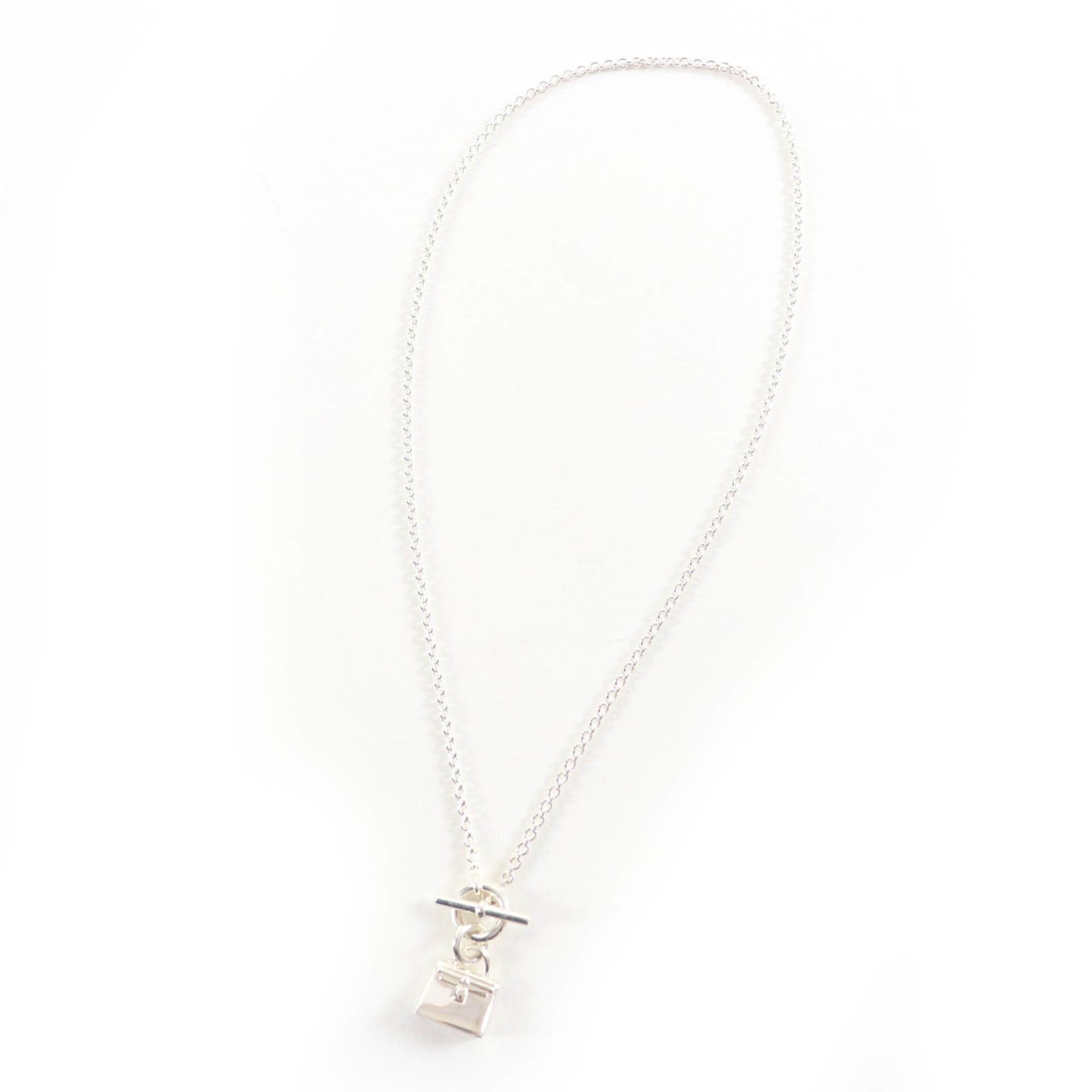 Hermes HERMES (Hermes) 2023 AG925 Amulette Kelly Necklace Pendant, Silver, with Box, Made in Italy, Weight 14.3g, Women's. Size ONE SIZE - 3 Thumbnail