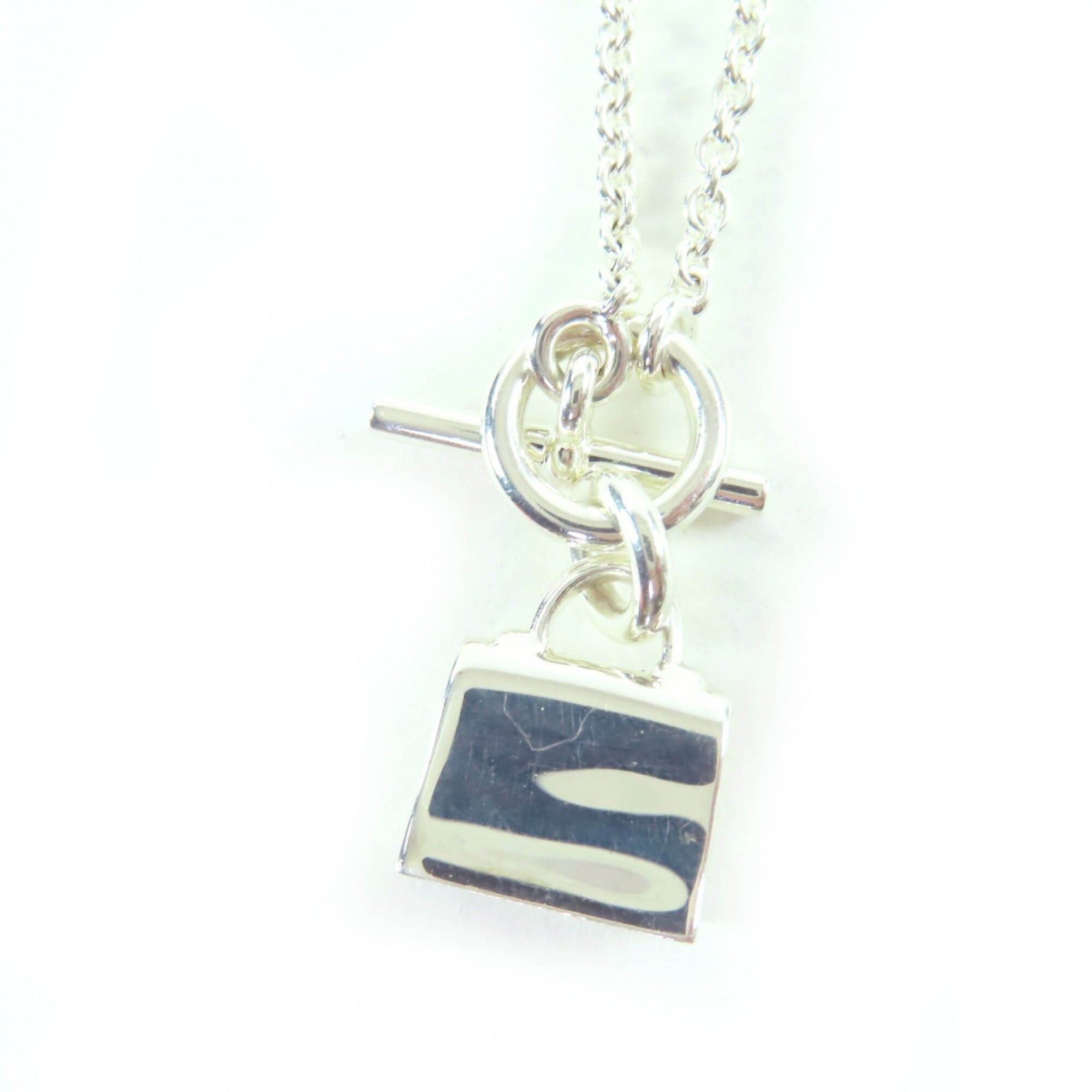 Hermes HERMES (Hermes) 2023 AG925 Amulette Kelly Necklace Pendant, Silver, with Box, Made in Italy, Weight 14.3g, Women's. Size ONE SIZE - 6 Thumbnail