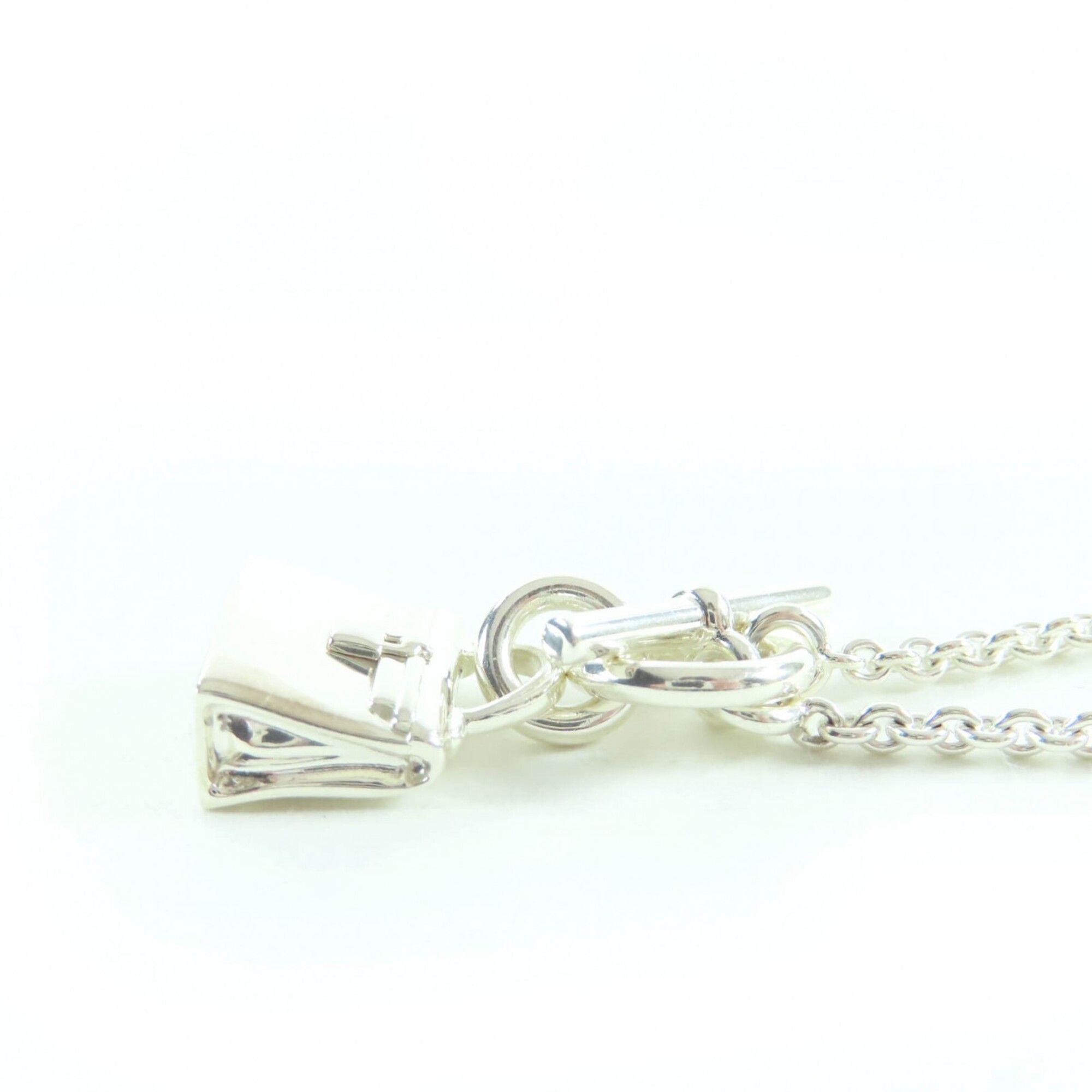 Hermes HERMES (Hermes) 2023 AG925 Amulette Kelly Necklace Pendant, Silver, with Box, Made in Italy, Weight 14.3g, Women's. Size ONE SIZE - 5 Thumbnail