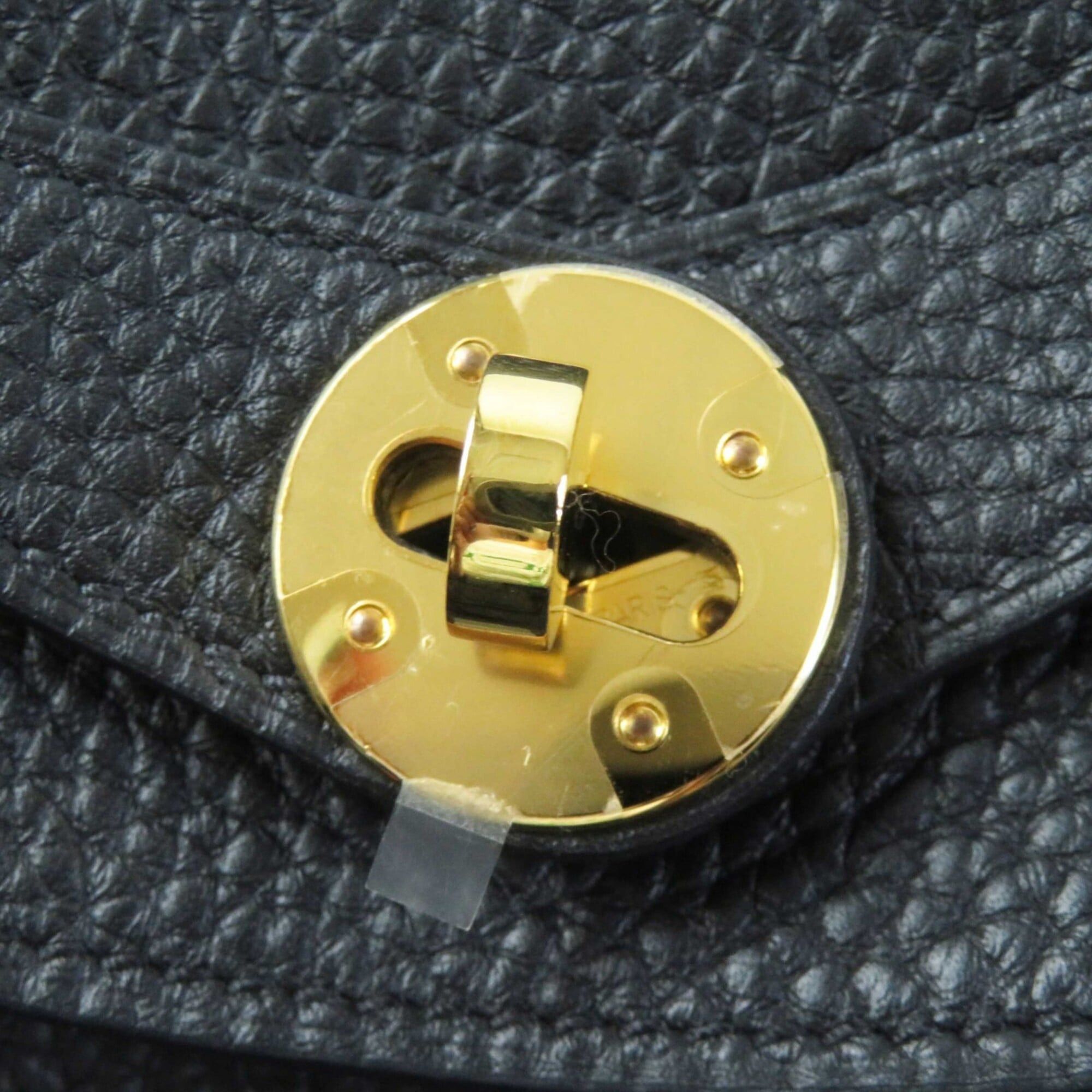 Hermes HERMES Lindy 30 Gold Hardware Taurillon Clemence Shoulder Bag Black B Stamp Comes with Dust Made in France Women's Size ONE SIZE - 12 Thumbnail