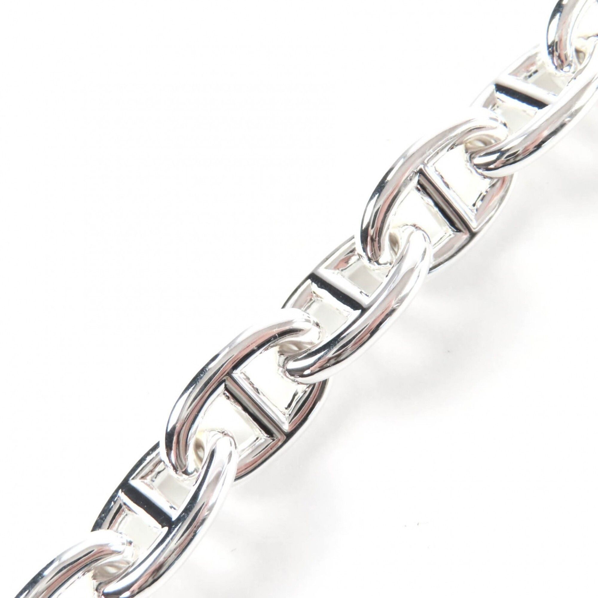 Hermes HERMES Chaine d'Ancre MM AG925 Bracelet, 13 links, Silver, Made in France, 2023 model, Weight: 50.05g, Women's. Size ONE SIZE - 4 Thumbnail
