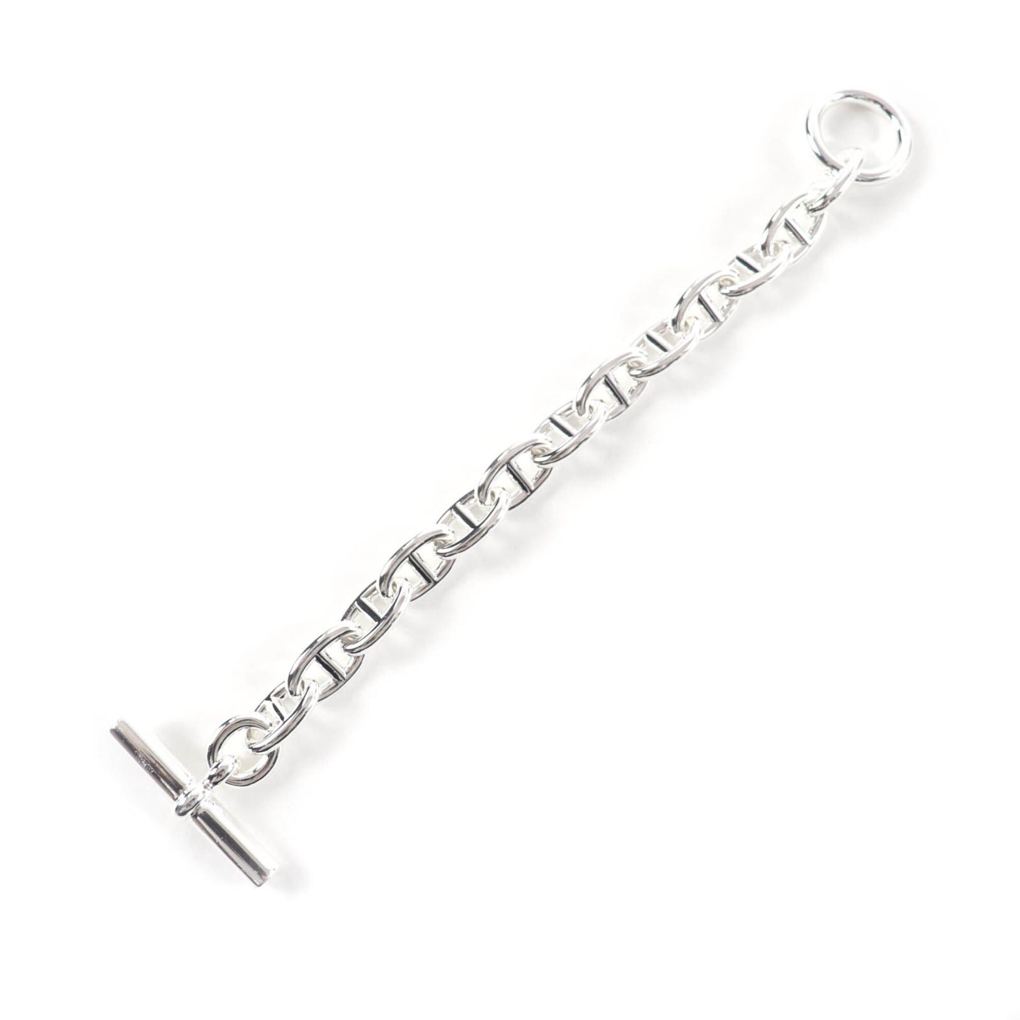 Hermes HERMES Chaine d'Ancre MM AG925 Bracelet, 13 links, Silver, Made in France, 2023 model, Weight: 50.05g, Women's. Size ONE SIZE - 3 Thumbnail