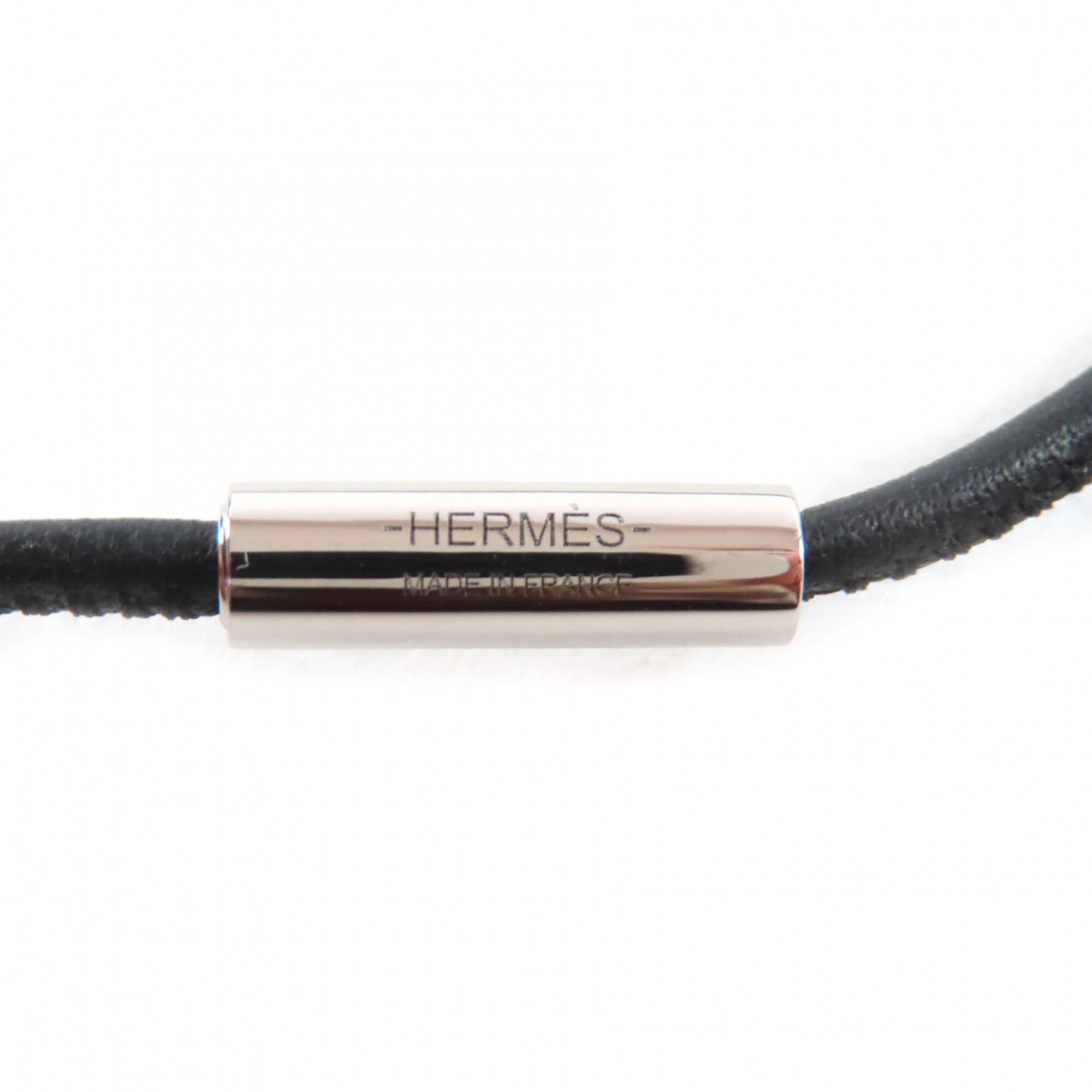 Hermes HERMES Eclipse Necklace Pendant Choker, Orange/Blue, with Box and Dust Bag, Made in France, Women's. Size ONE SIZE - 8 Thumbnail