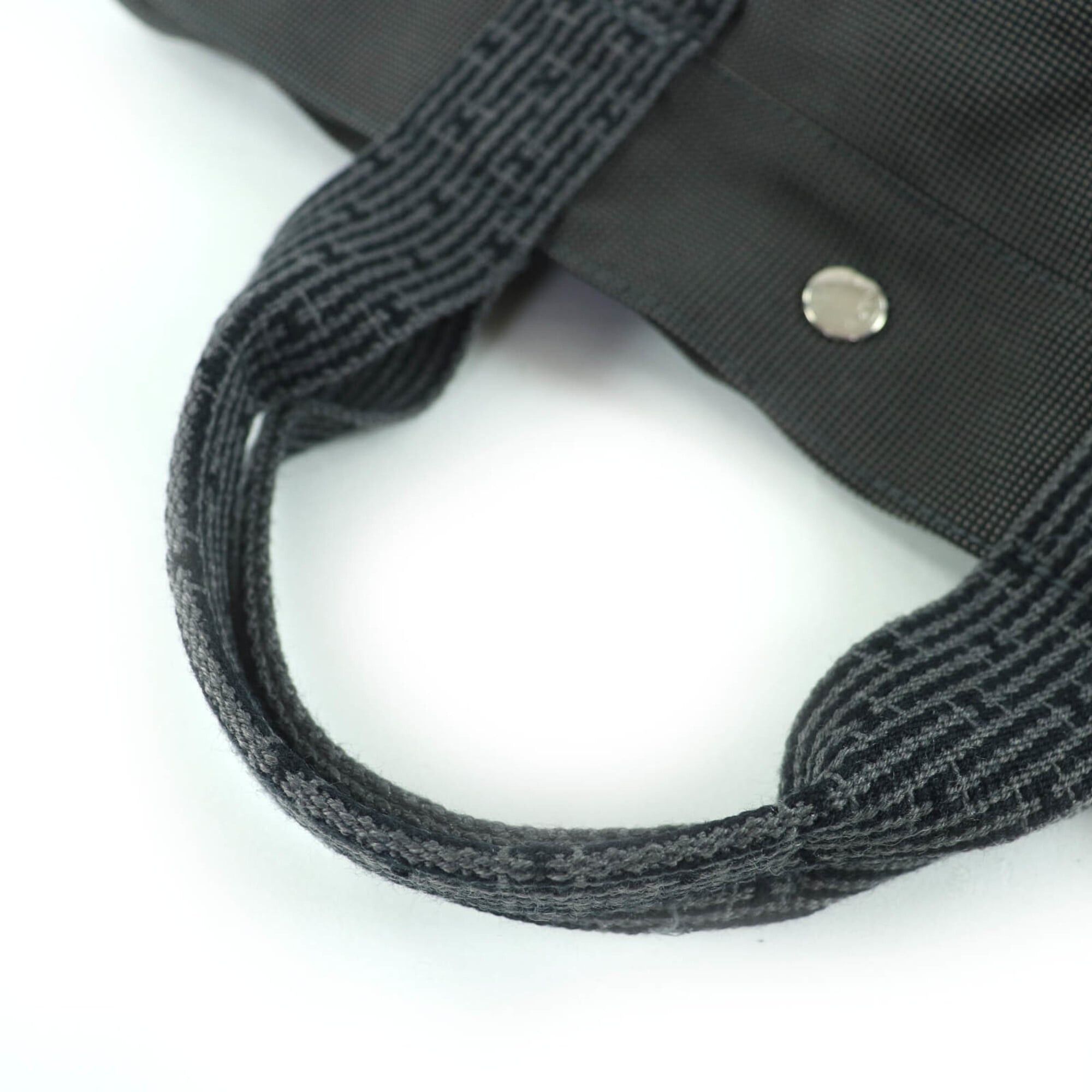 Hermes Hermes Herline MM Sellier Hardware Canvas Tote Bag Handbag Gray Made in France Women's Size ONE SIZE - 5 Thumbnail