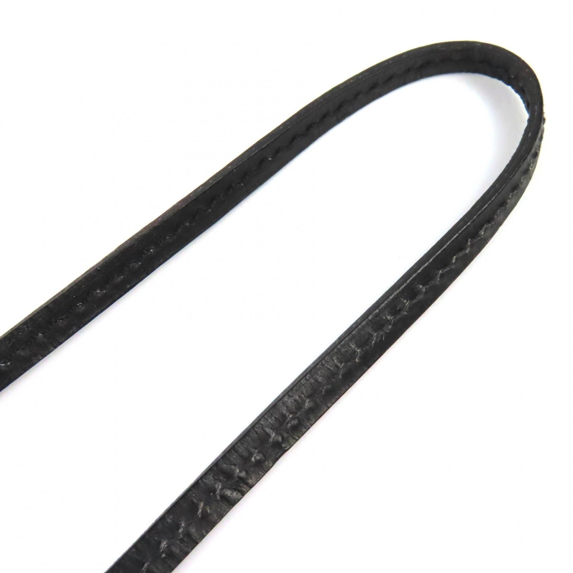 Hermes HERMES Vintage Leather Margiela Era Clochette Necklace Pendant Black □D Stamp Made in France Women's Size ONE SIZE - 5 Thumbnail