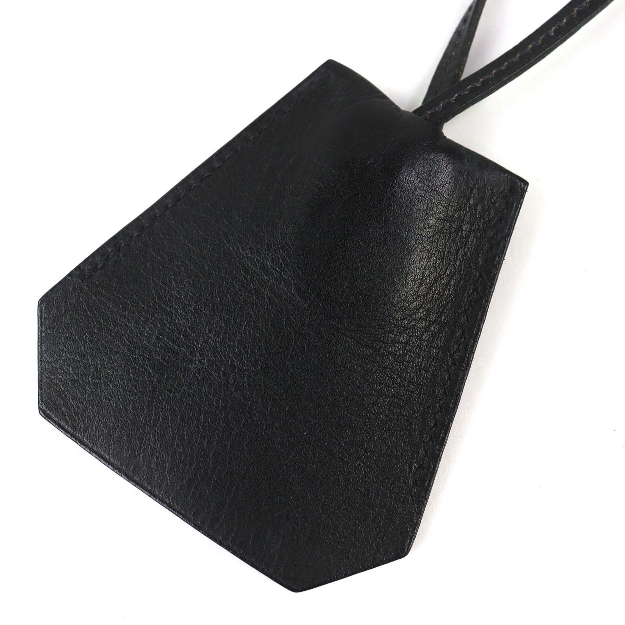 Hermes HERMES Vintage Leather Margiela Era Clochette Necklace Pendant Black □D Stamp Made in France Women's Size ONE SIZE - 4 Thumbnail