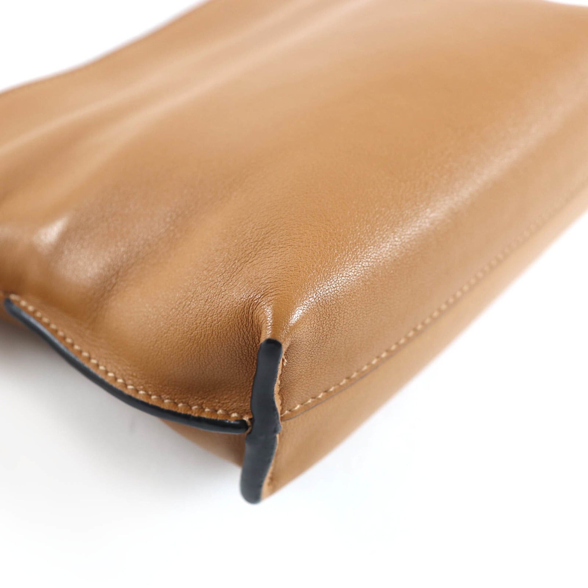 Loewe LOEWE A411FC6X01 Flamenco Clutch Nano Chain Shoulder Bag Leather Warm Desert Brown Made in Spain Women's Size ONE SIZE - 7 Thumbnail