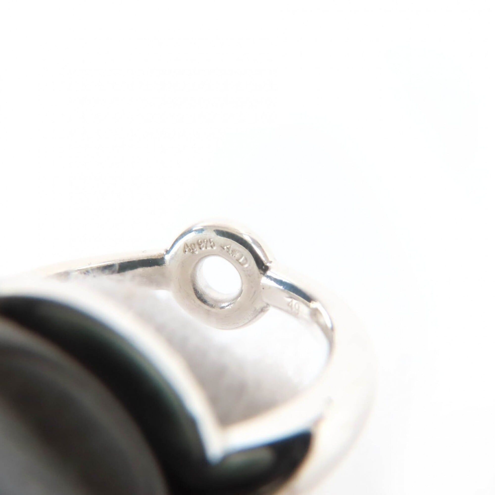 Hermes HERMES Vintage AG925 Sterling Silver Ring with Sellier Hardware, Size 49 (approximately equivalent to Japanese size), Weight: 5.4g, Women's Size ONE SIZE - 5 Thumbnail