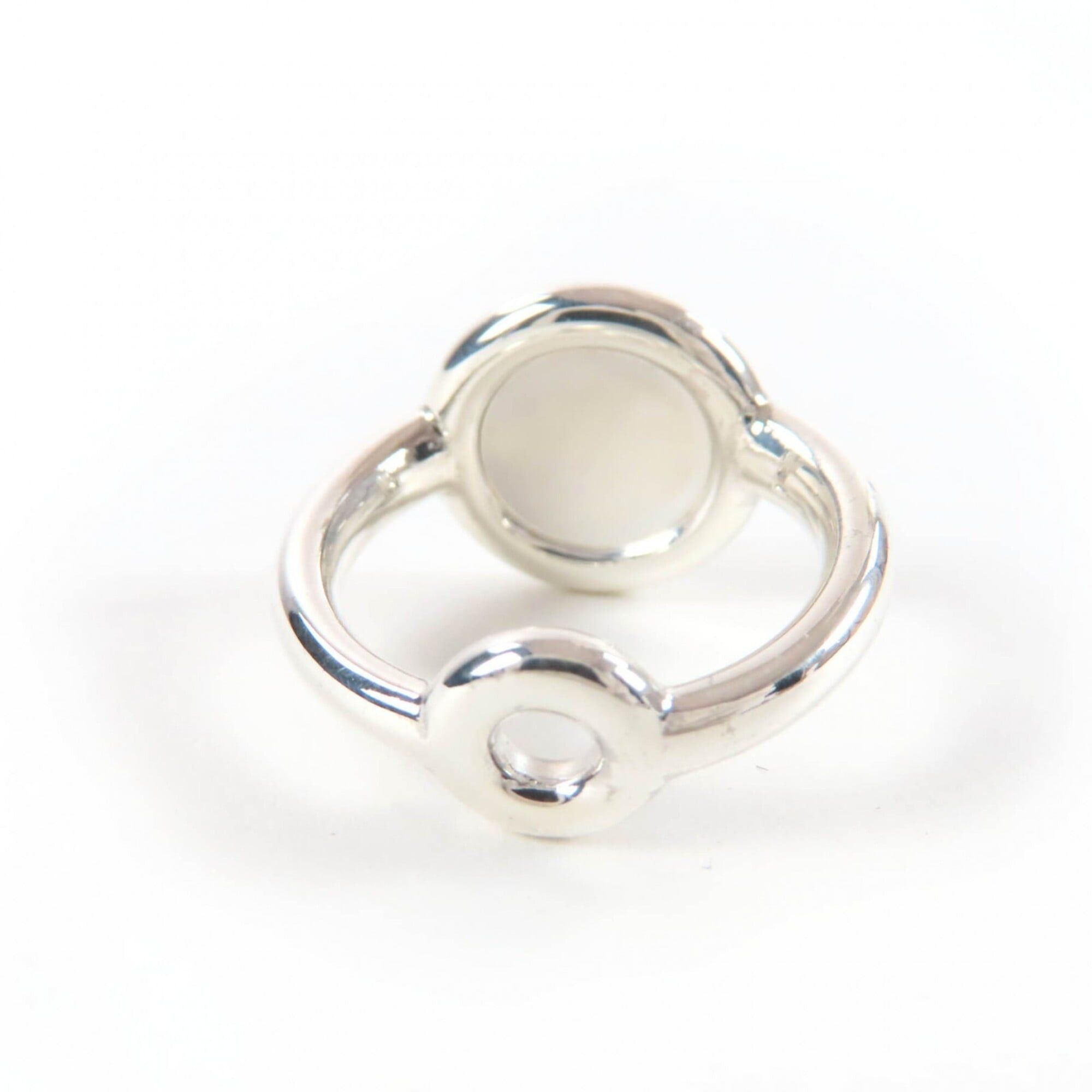Hermes HERMES Vintage AG925 Sterling Silver Ring with Sellier Hardware, Size 49 (approximately equivalent to Japanese size), Weight: 5.4g, Women's Size ONE SIZE - 3 Thumbnail