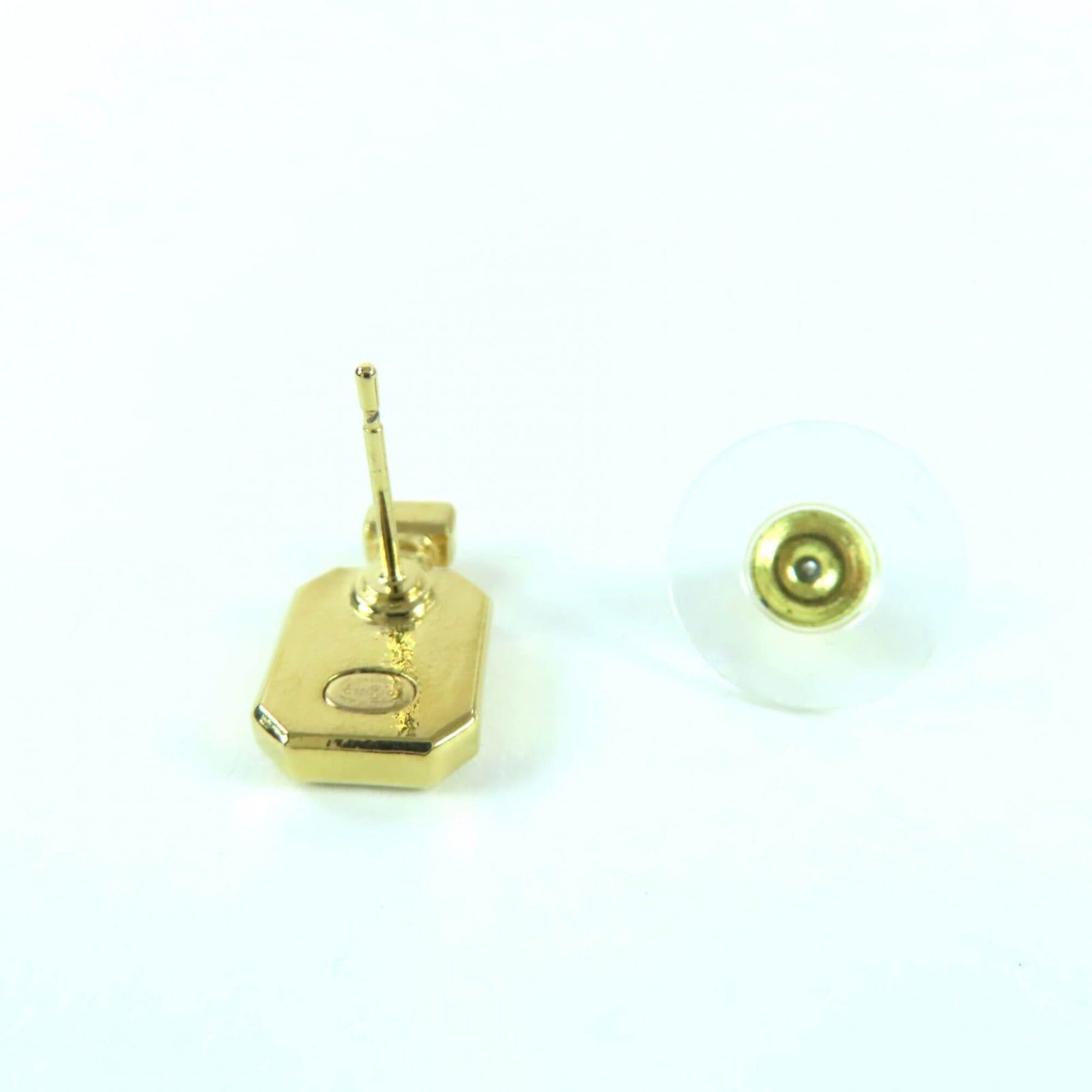 Chanel CHANEL C25C Coco Mark Perfume Bottle Earrings, Gold, Comes with Box and Dust Bag, Made in France, Women's. Size ONE SIZE - 5 Thumbnail