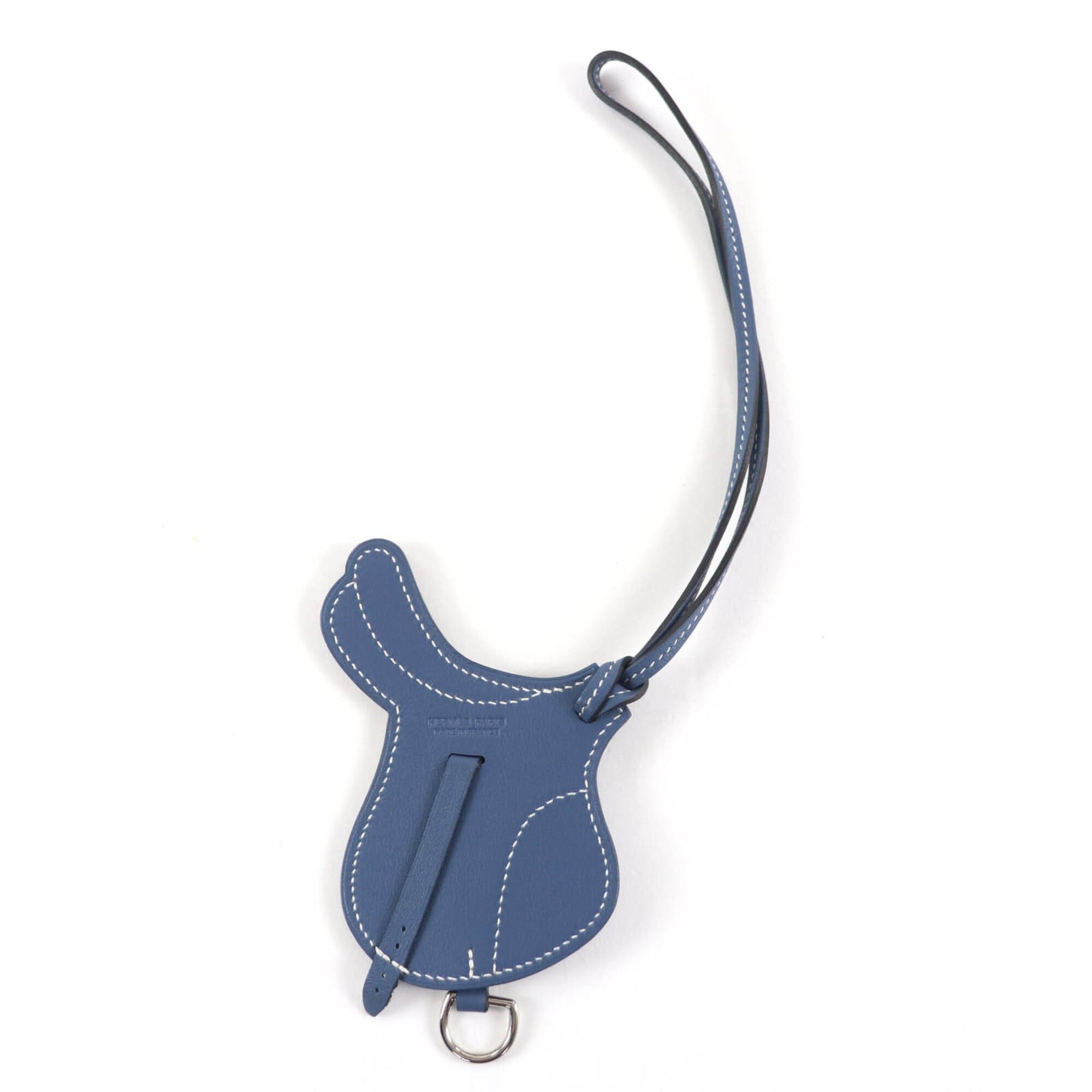 Hermes HERMES Paddock Sailor Charm, Veau Swift leather, Colvert silver hardware, bag charm, made in France, women's. Size ONE SIZE - 2 Thumbnail