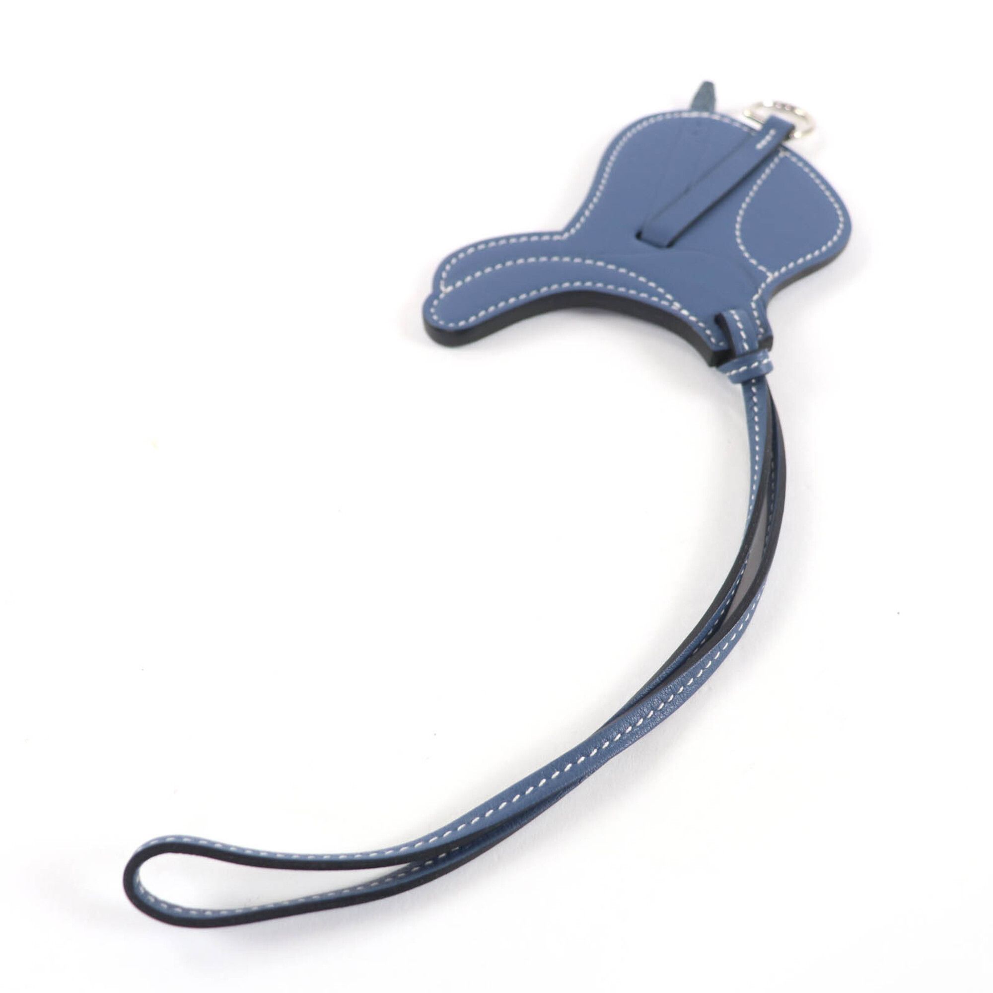 Hermes HERMES Paddock Sailor Charm, Veau Swift leather, Colvert silver hardware, bag charm, made in France, women's. Size ONE SIZE - 5 Thumbnail