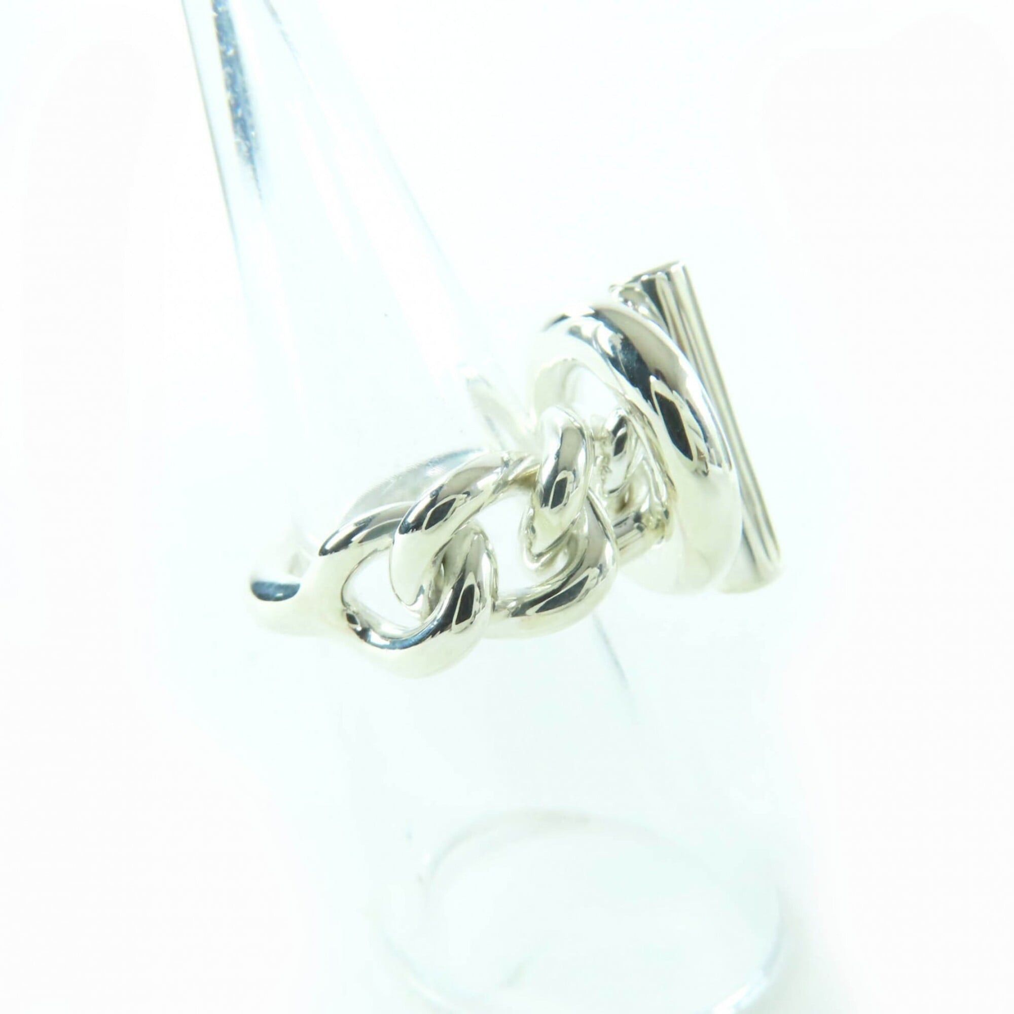 Hermes HERMES Croisette GM AG925 Ring, Silver, Size 51 (approximately equivalent to Japanese size), Weight: 14.6g, Women's. Size ONE SIZE - 4 Thumbnail