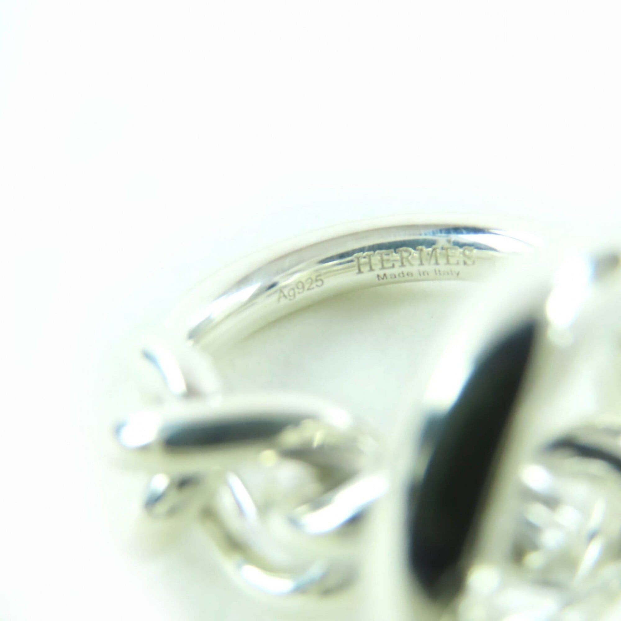 Hermes HERMES Croisette GM AG925 Ring, Silver, Size 51 (approximately equivalent to Japanese size), Weight: 14.6g, Women's. Size ONE SIZE - 6 Thumbnail