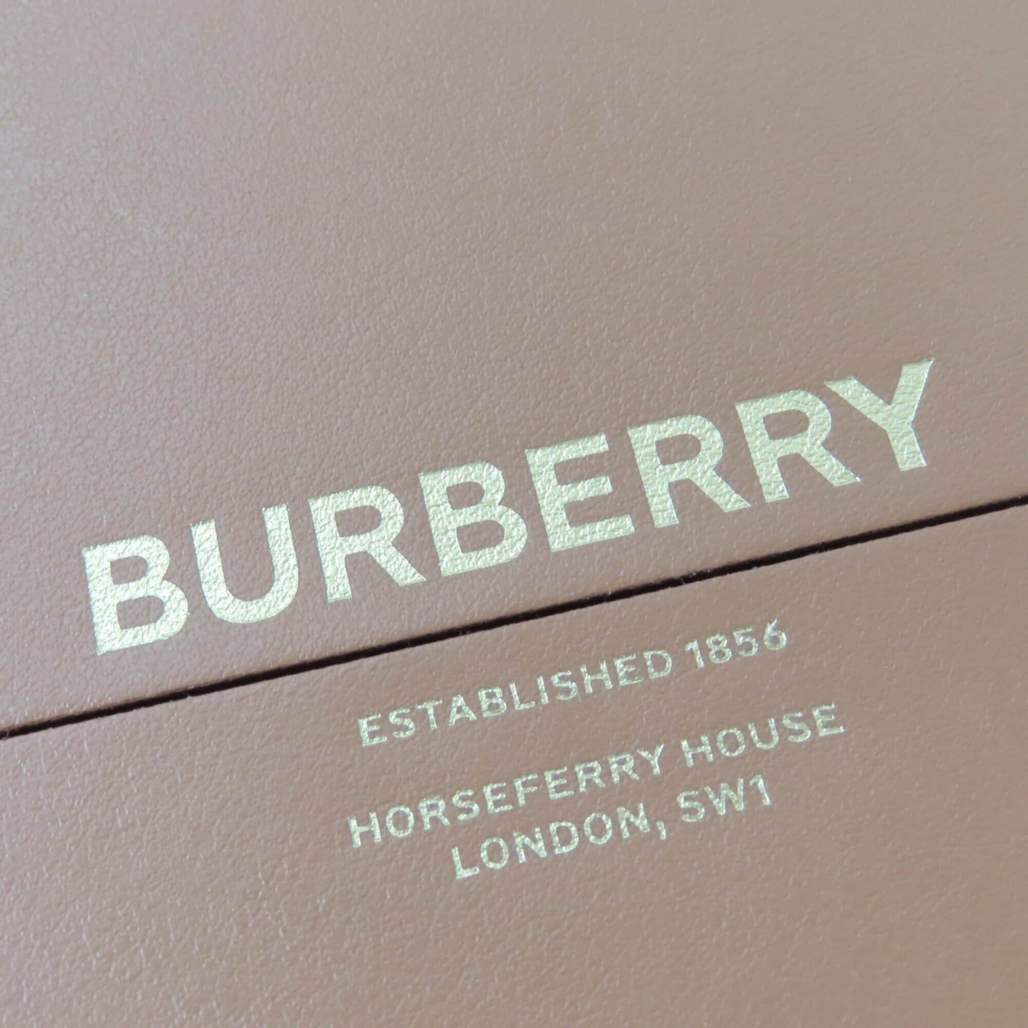 Burberry BURBERRY Grace logo leather shoulder bag, brown, with dust made in Italy, women's. Size ONE SIZE - 10 Thumbnail